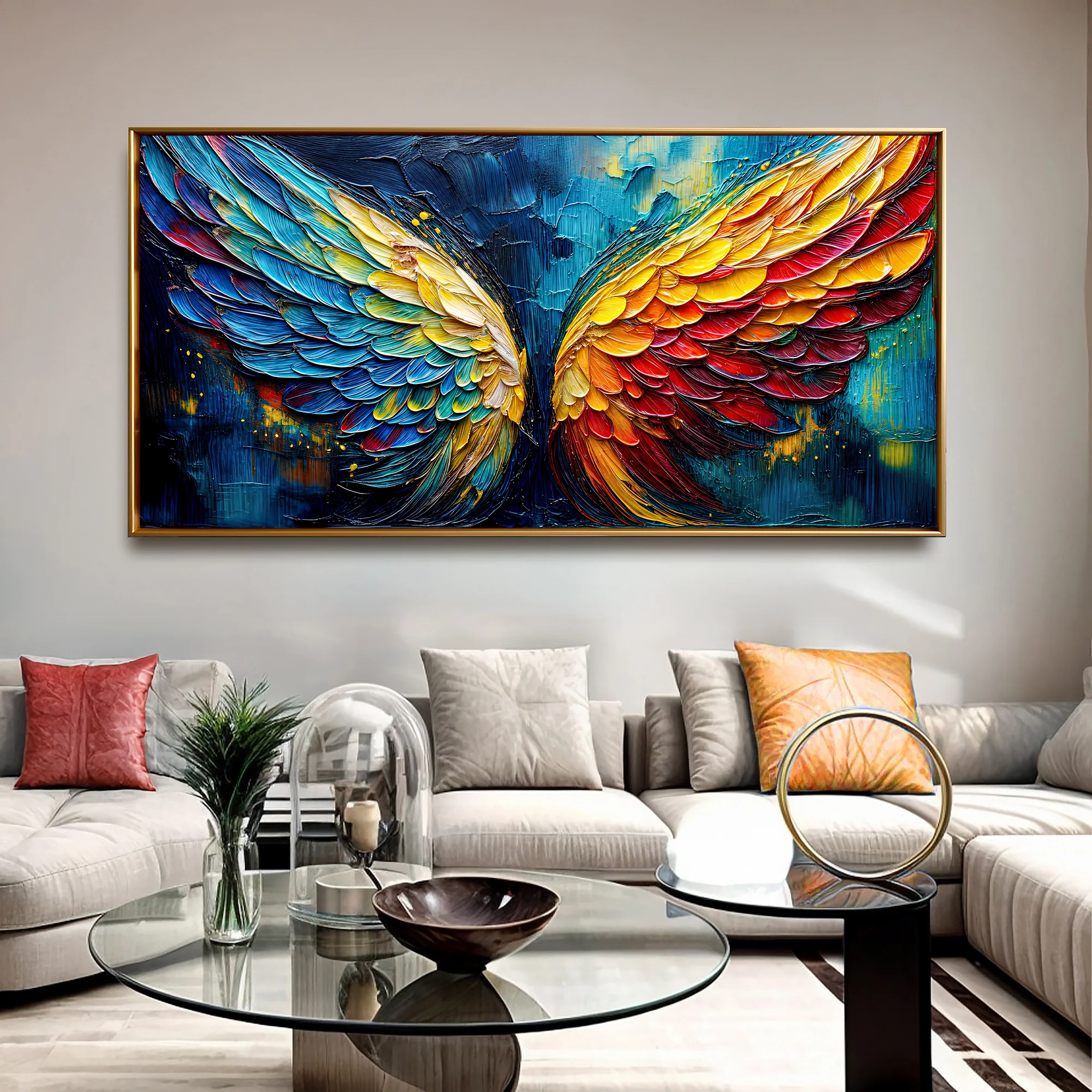 Wings of Fire Impasto Wall Art - Image 2