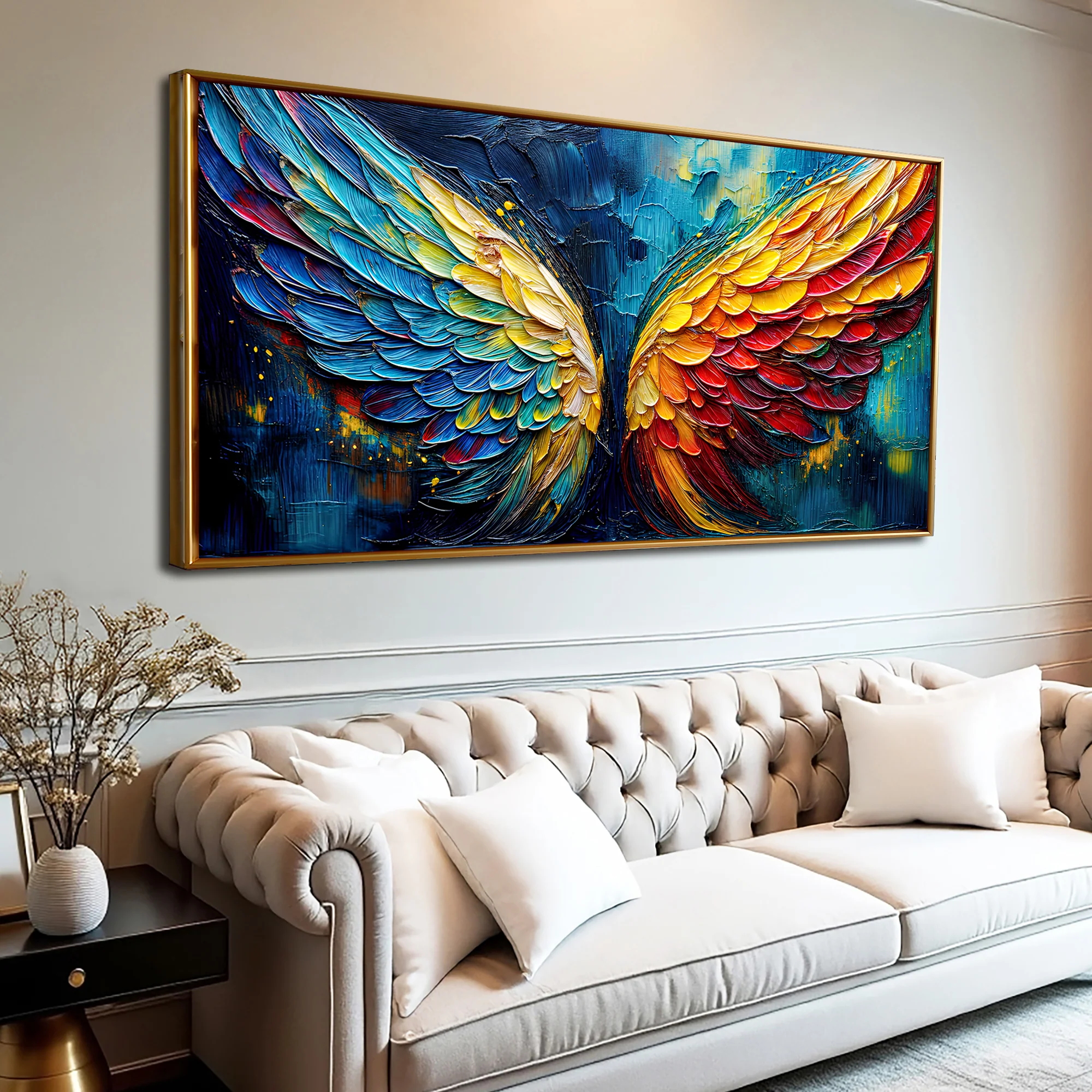 Wings of Fire Impasto Wall Art - Image 3