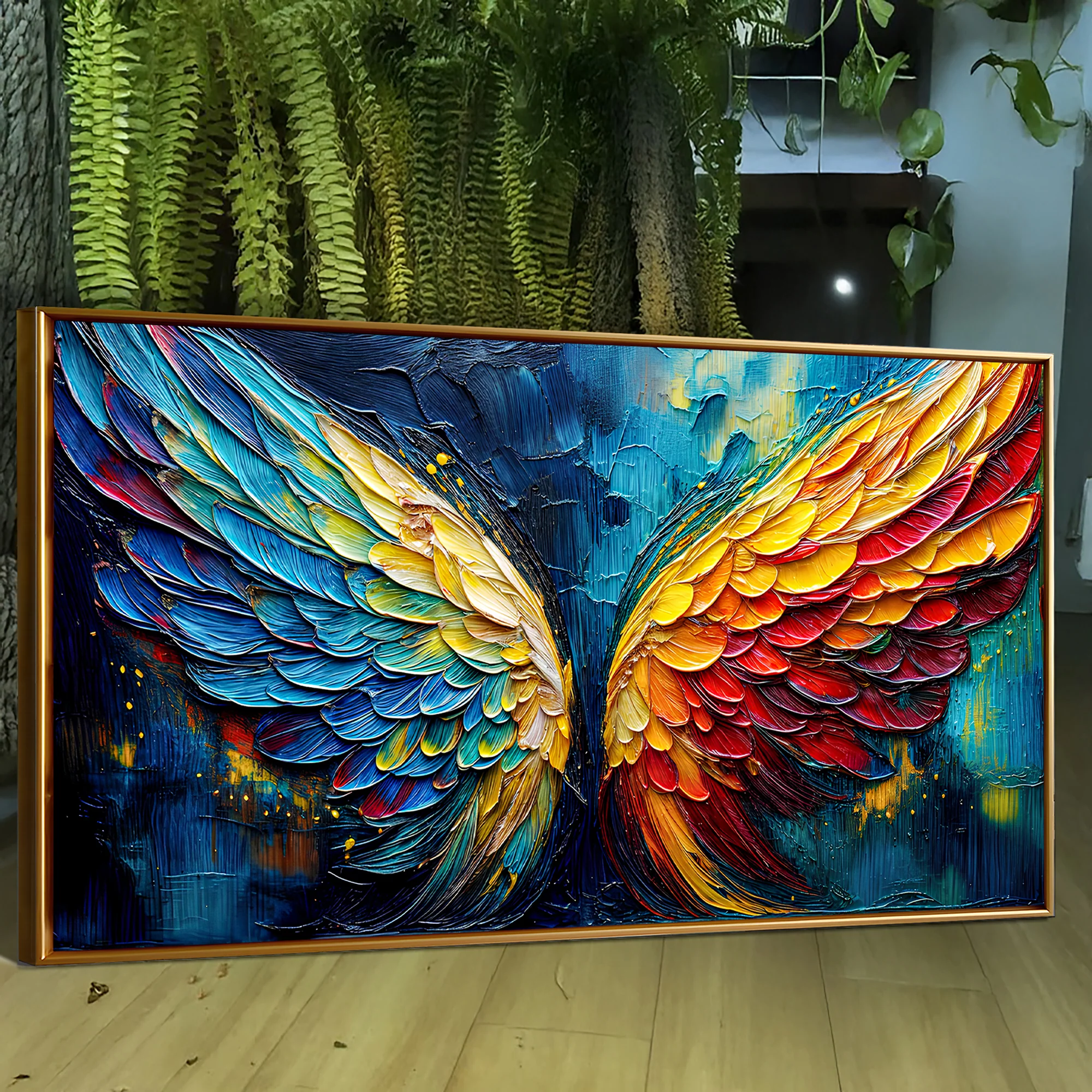 Wings of Fire Impasto Wall Art - Image 4