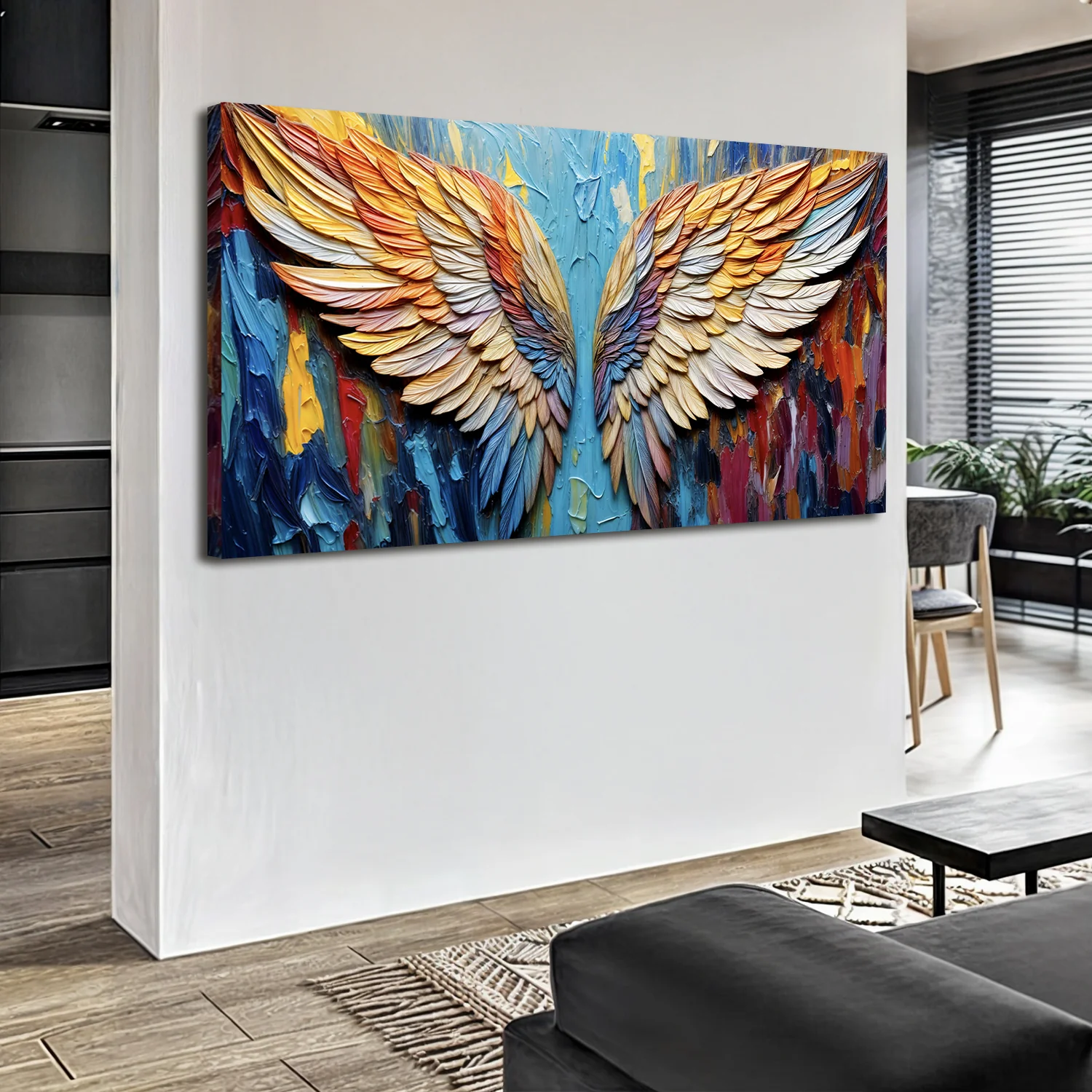 Wings of Hope Impasto Wall Art - Image 4