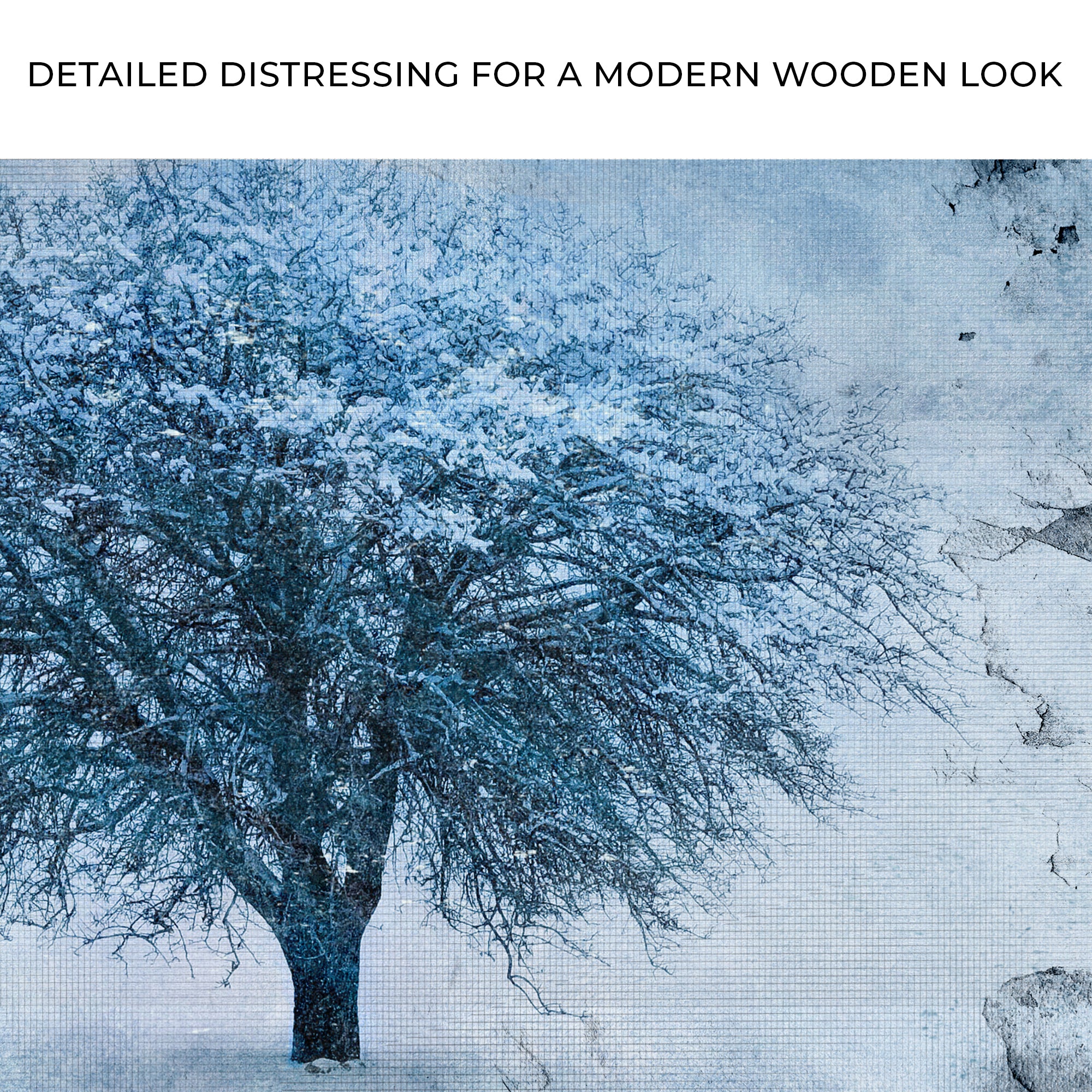 Winter Frost Tree Canvas Wall Art - Image 4