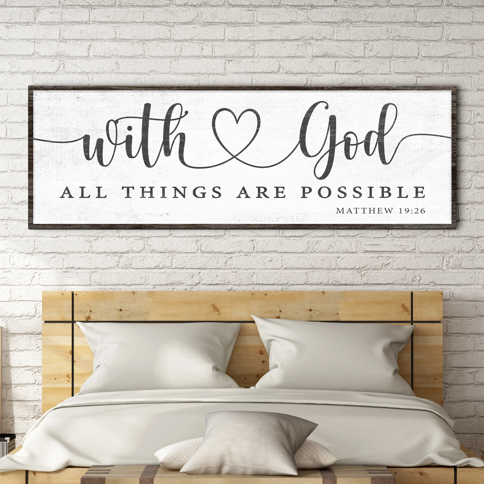 With God All Things Possible Faith Sign IV - Image 2