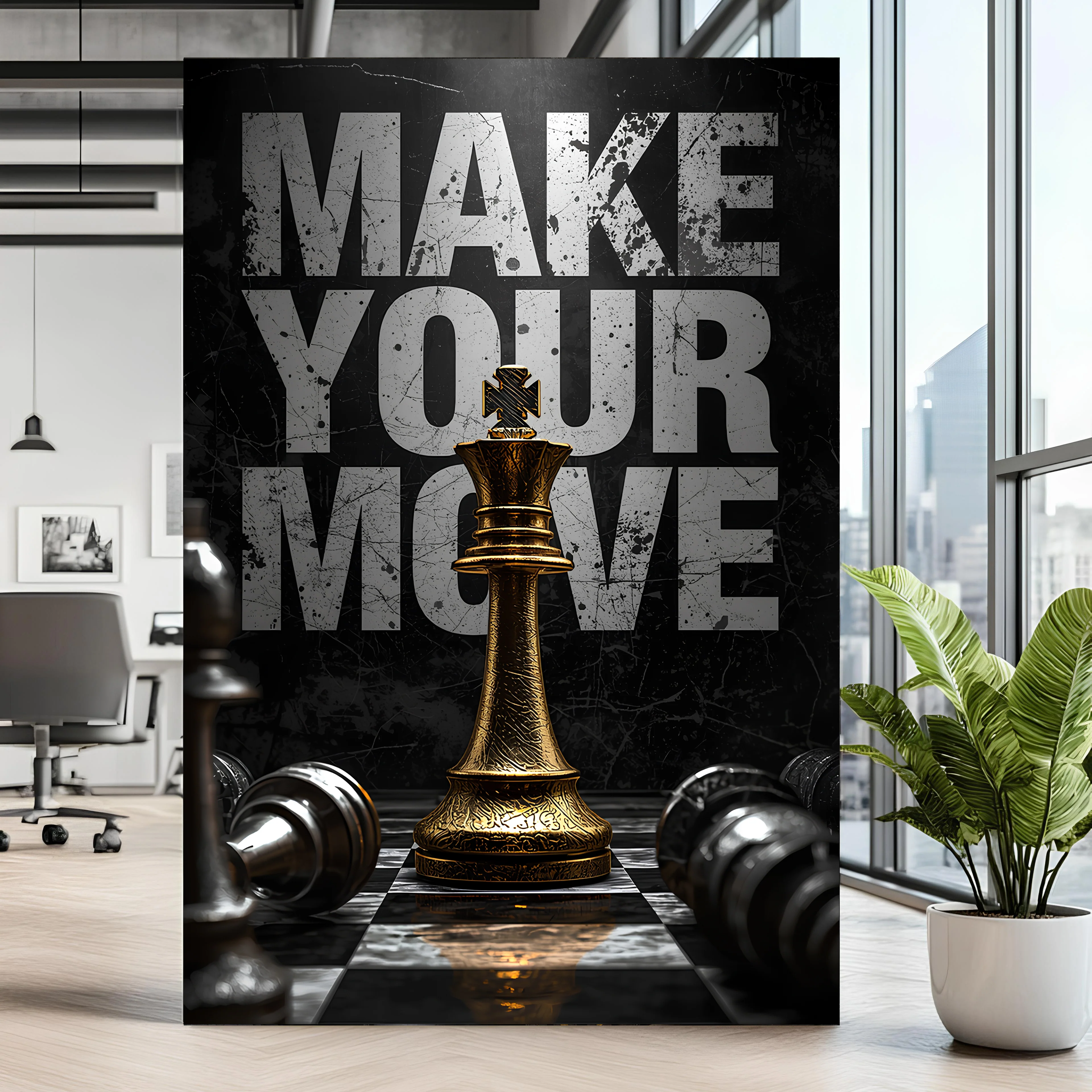 Make Your Move Motivational Wall Sign - Image 2