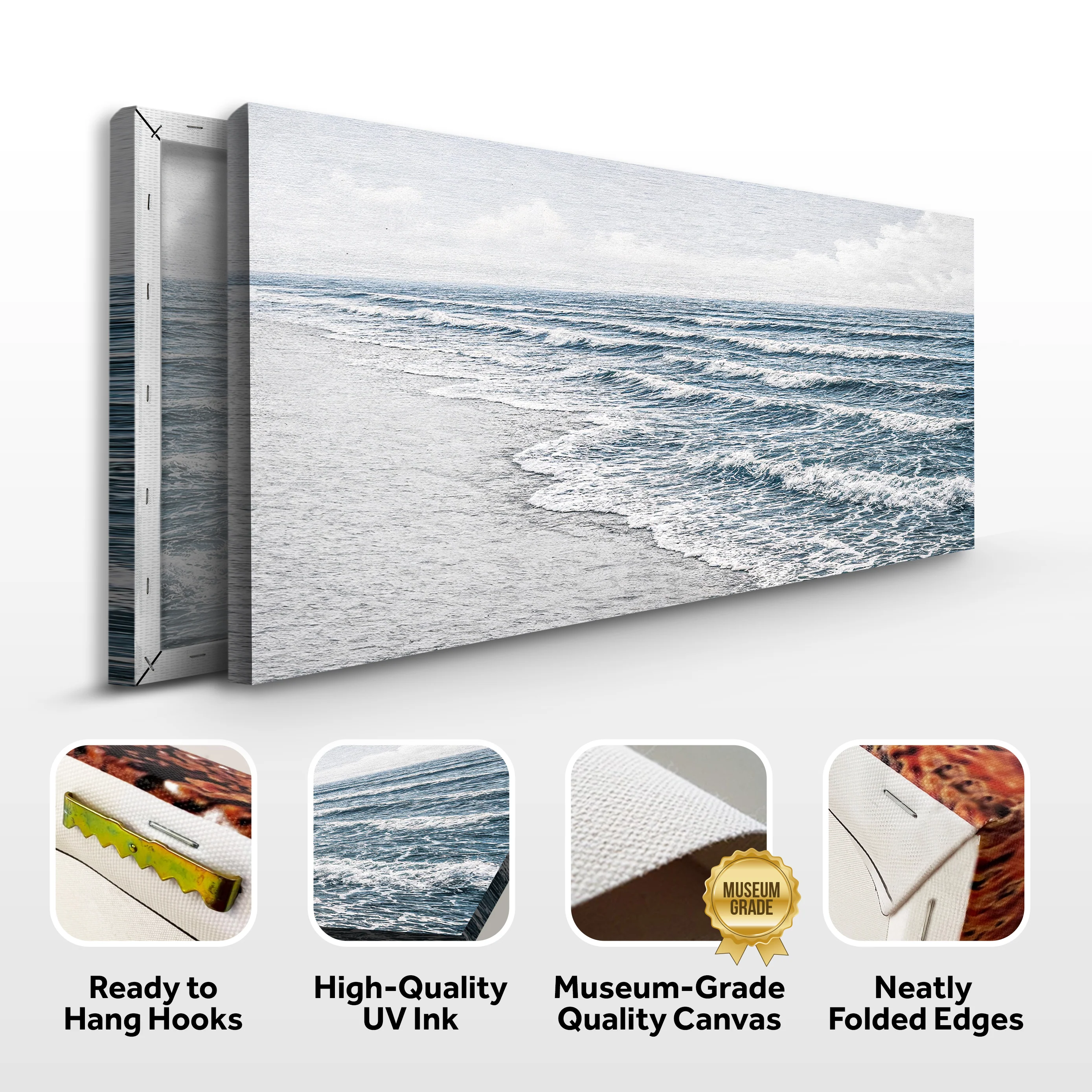 Abstract Beach Shore Wall Art IV - Image 9