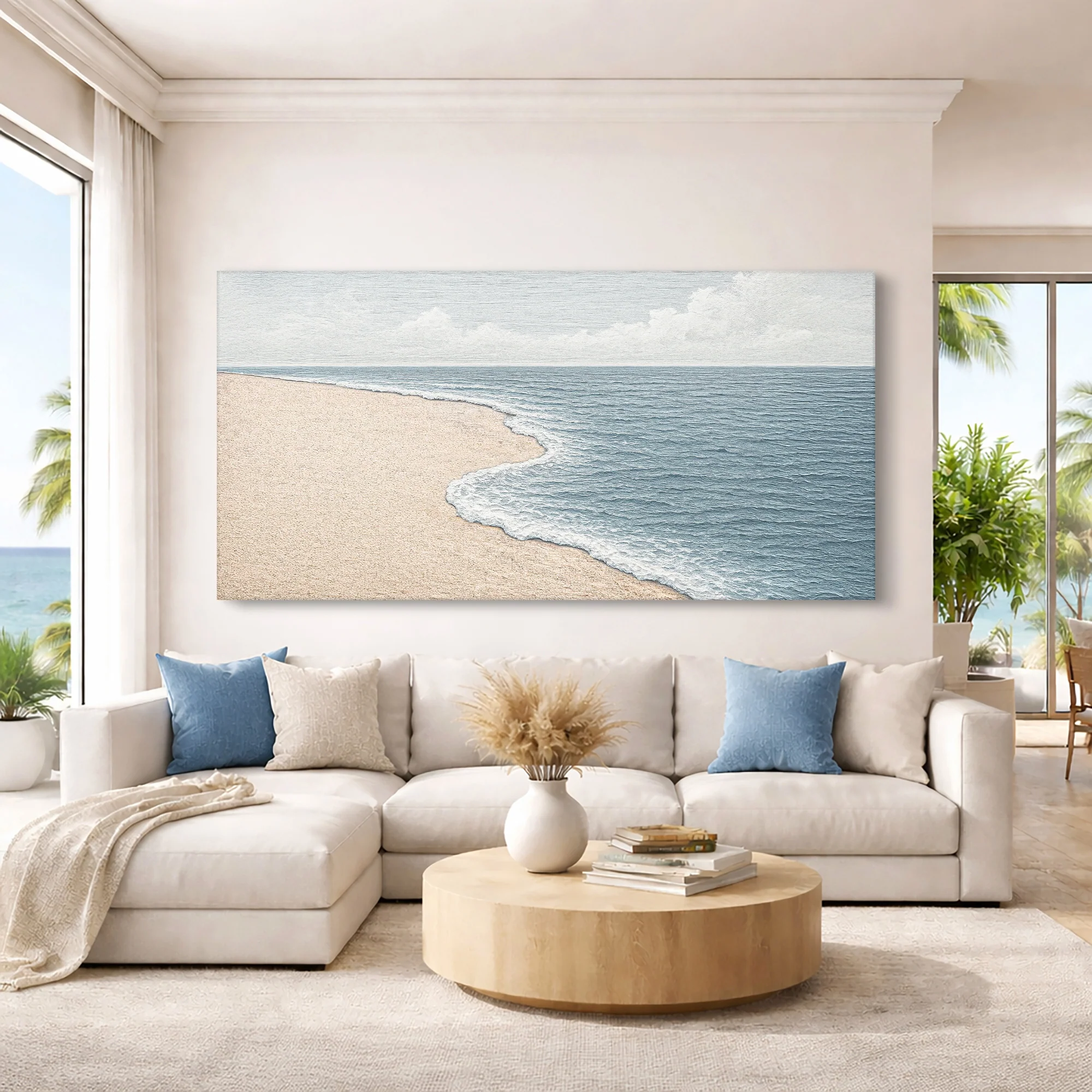 Abstract Beach Shore Wall Art IX - Image 3