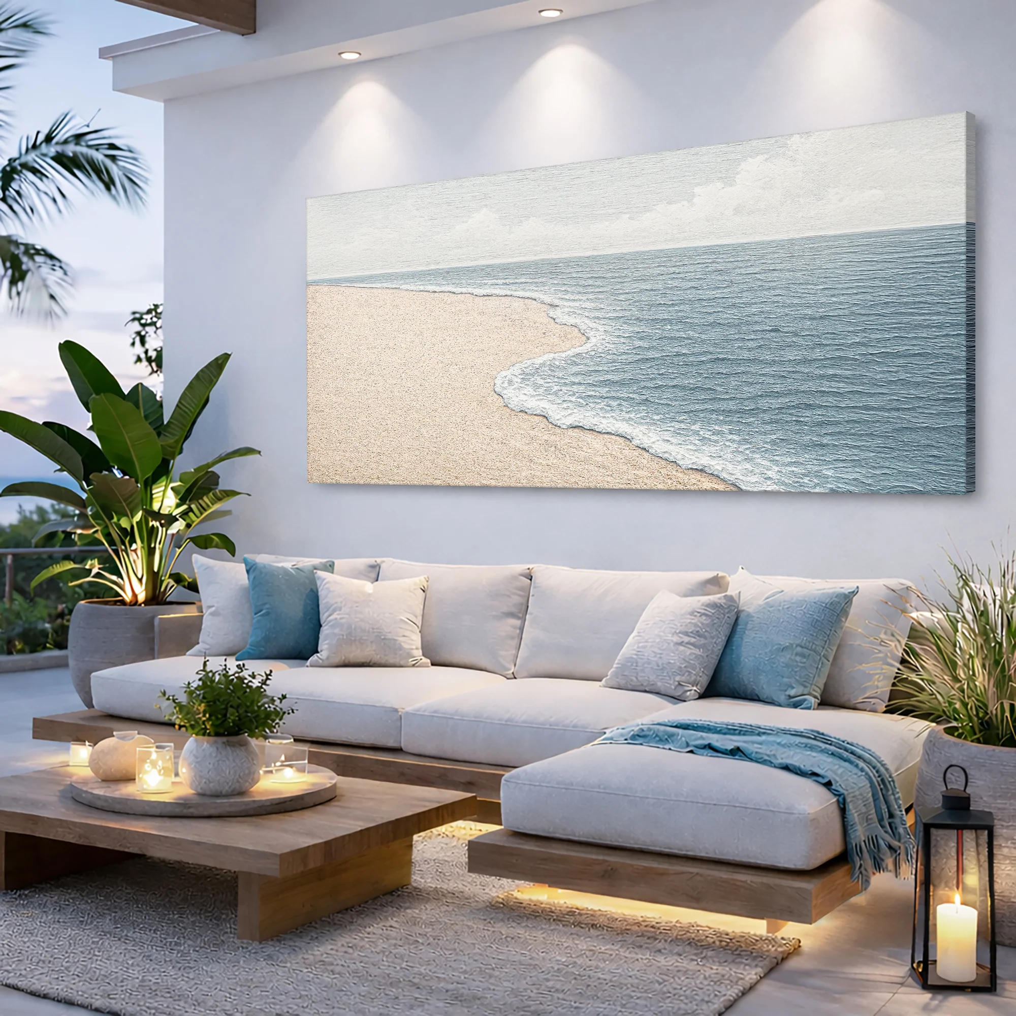 Abstract Beach Shore Wall Art IX - Image 4