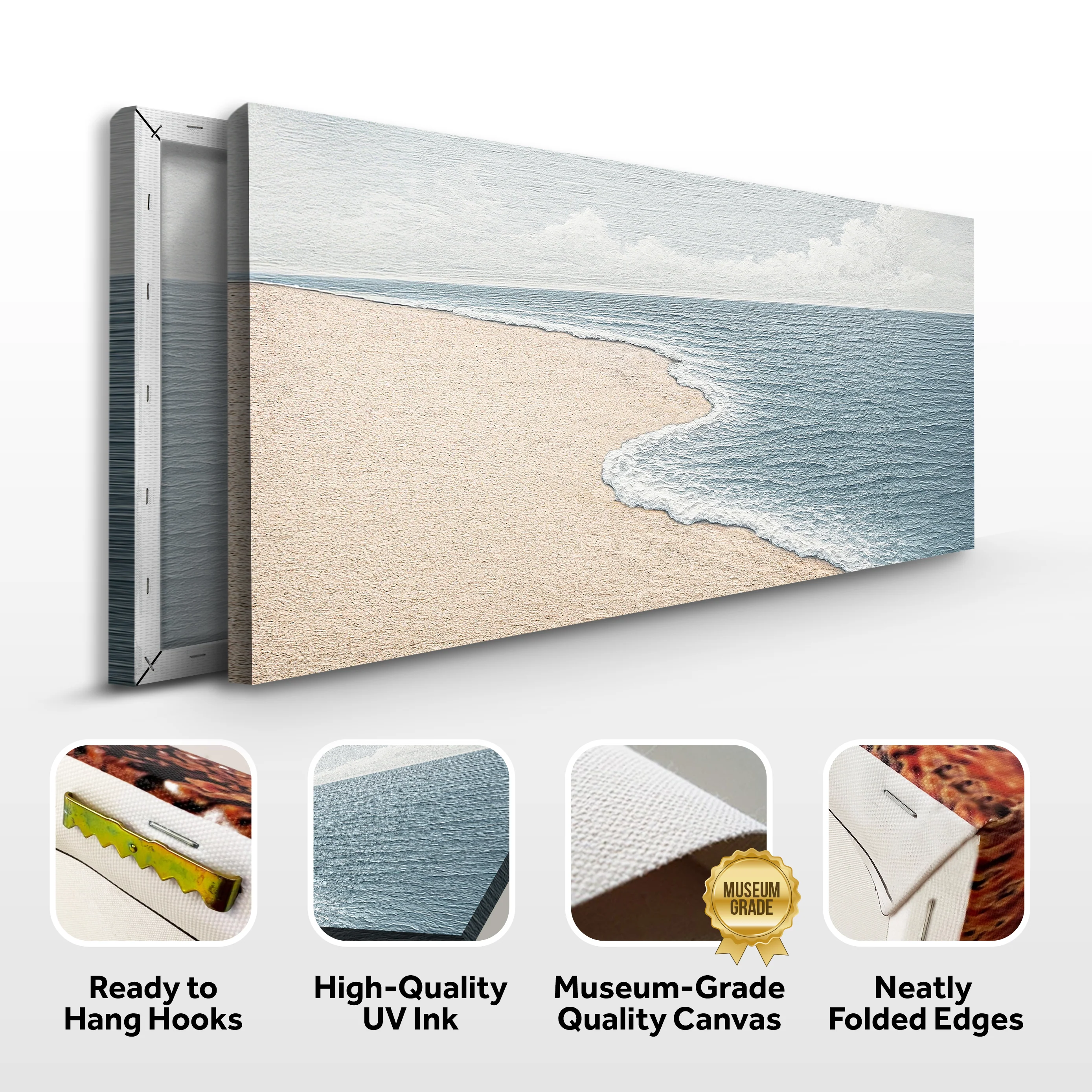 Abstract Beach Shore Wall Art IX - Image 7