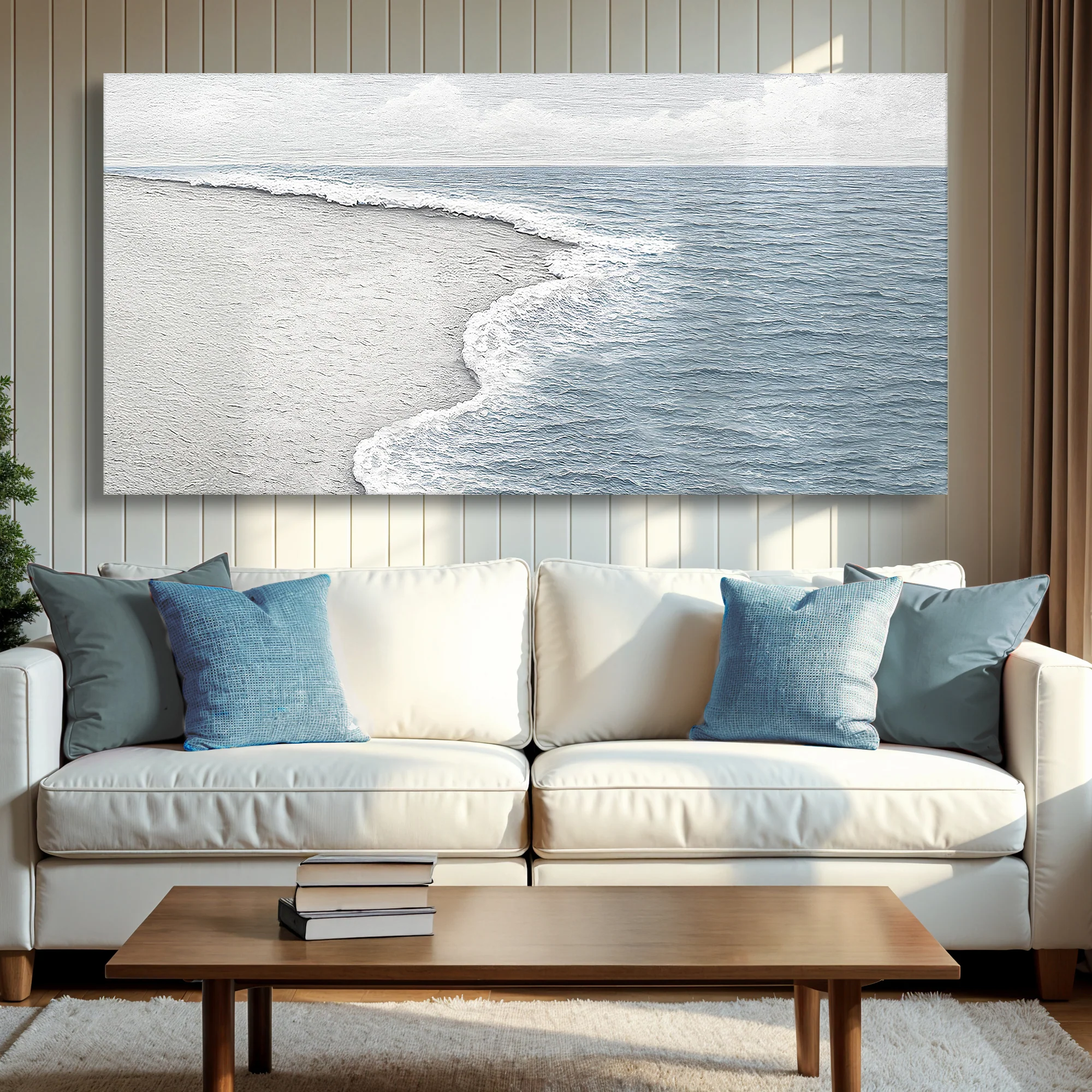 Abstract Beach Shore Wall Art VI - Image 5