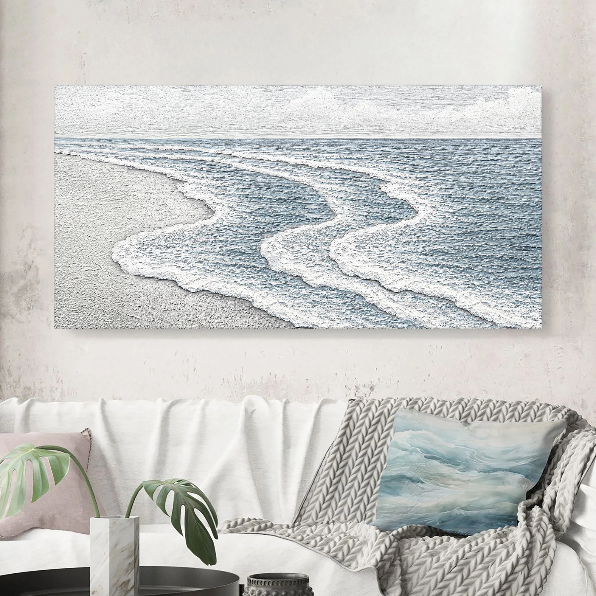 Abstract Beach Shore Wall Art VIII - Image 2