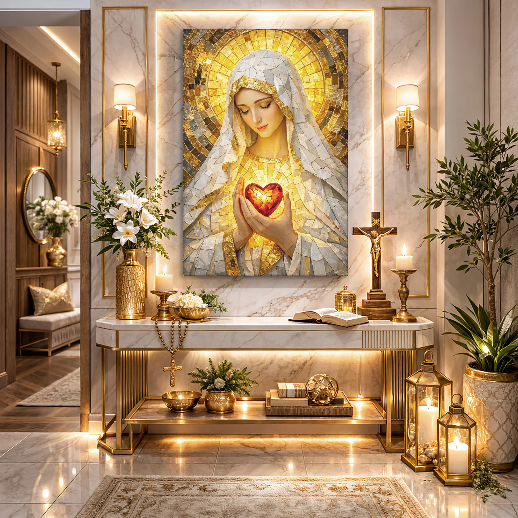 Heart Of A Mother Mosaic Wall Art - Image 3