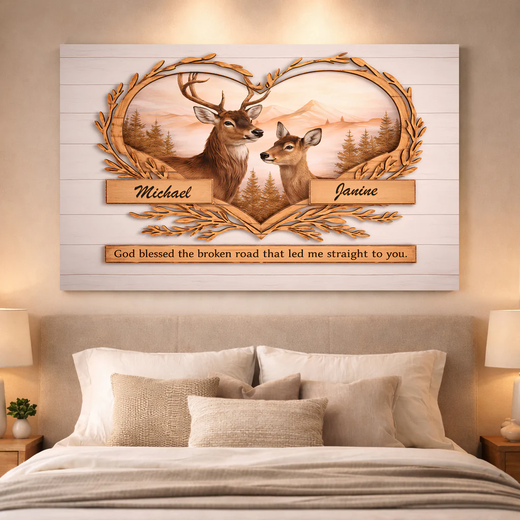 Custom Deer Gift Wall Sign
