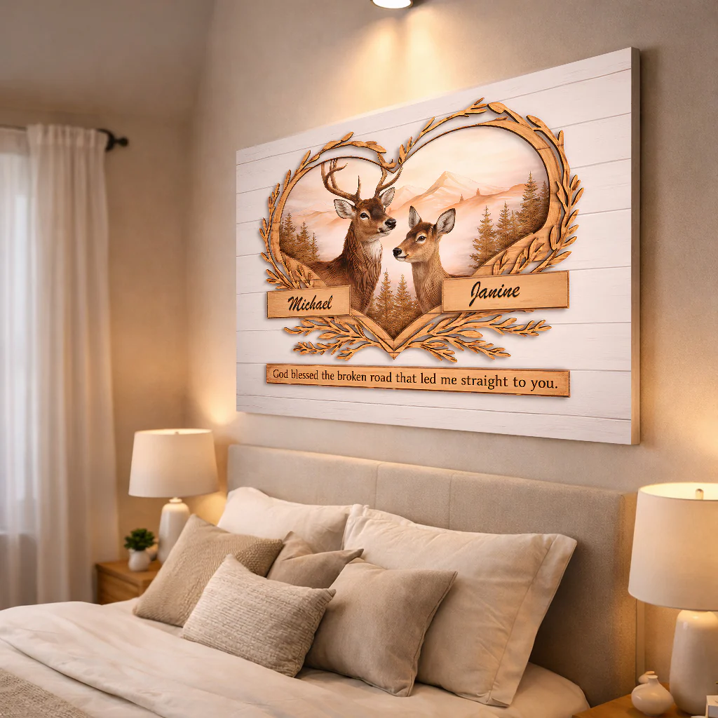 Custom Deer Gift Wall Sign - Image 2
