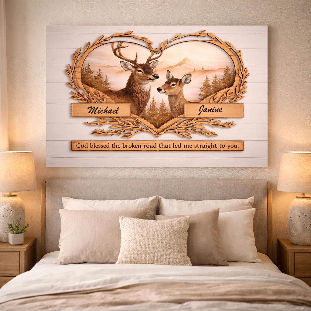 Custom Deer Gift Wall Sign - Image 3