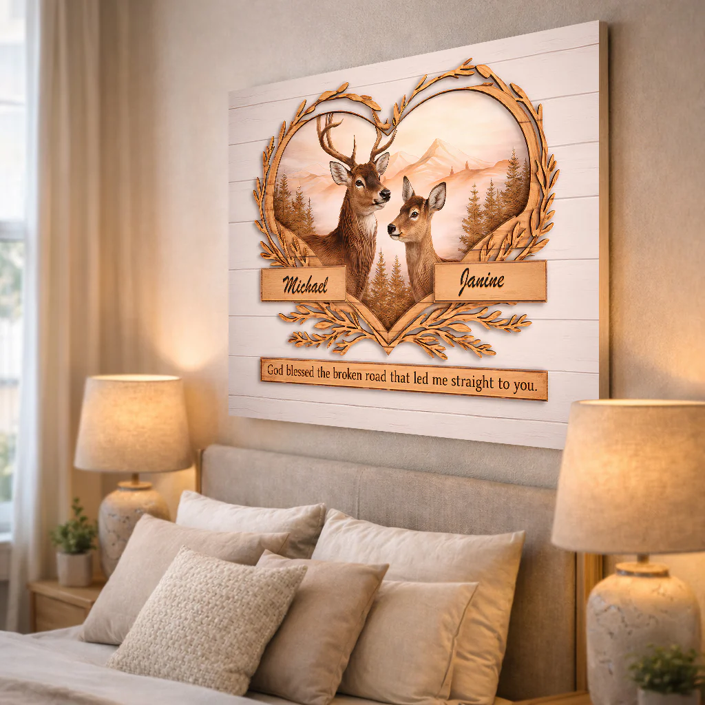 Custom Deer Gift Wall Sign - Image 4