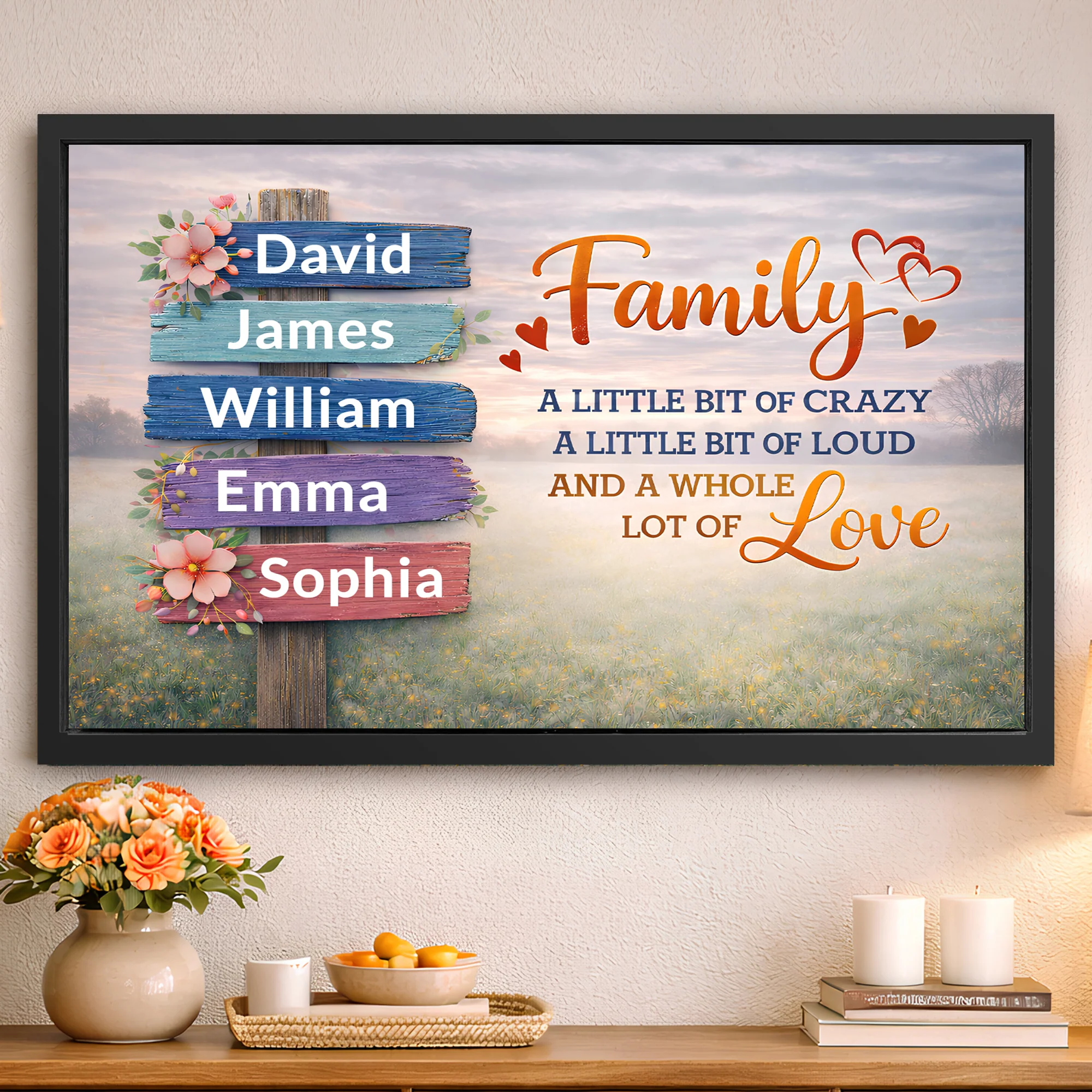 Family Whole Lot Of Love Wall Sign II - Image 15