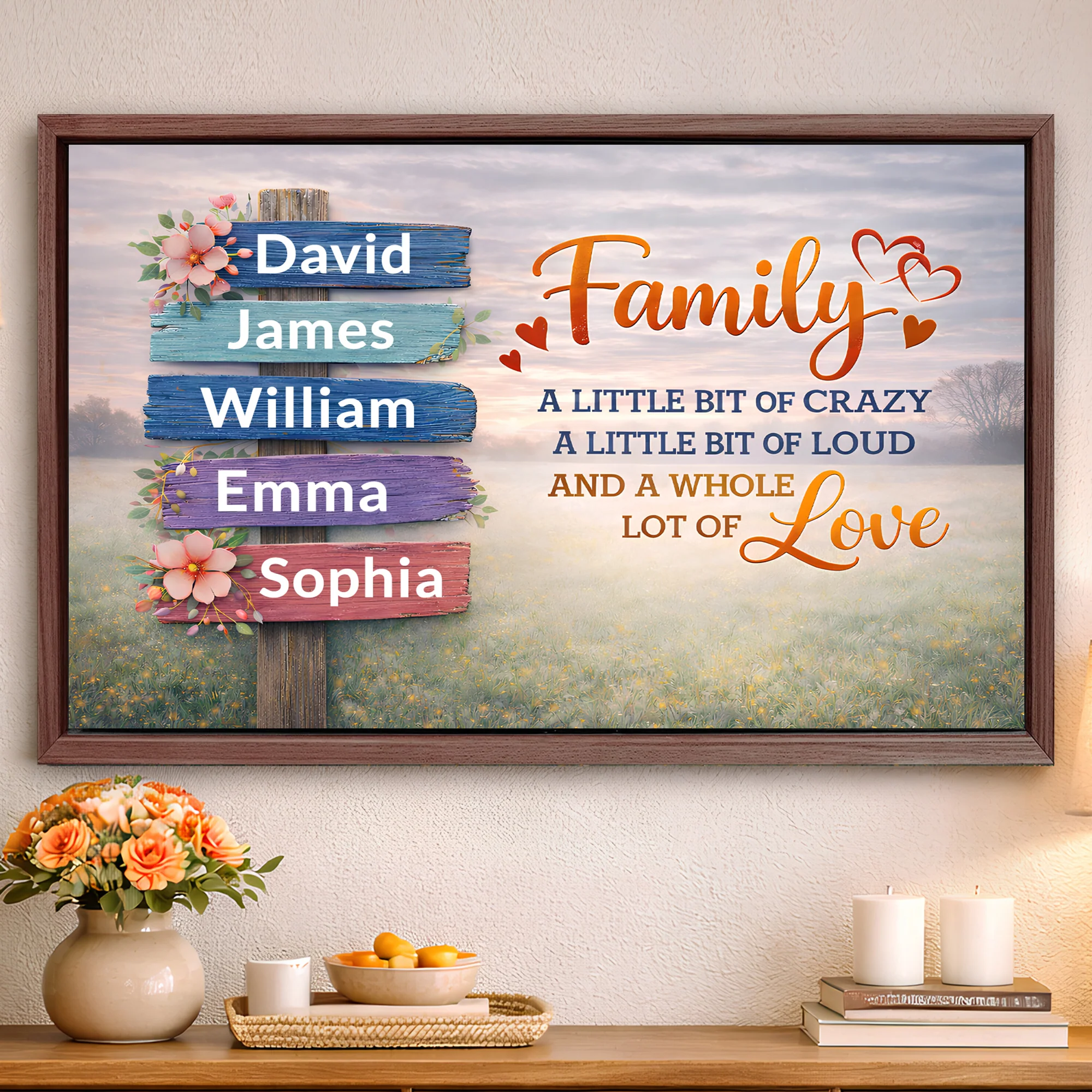 Family Whole Lot Of Love Wall Sign II - Image 16