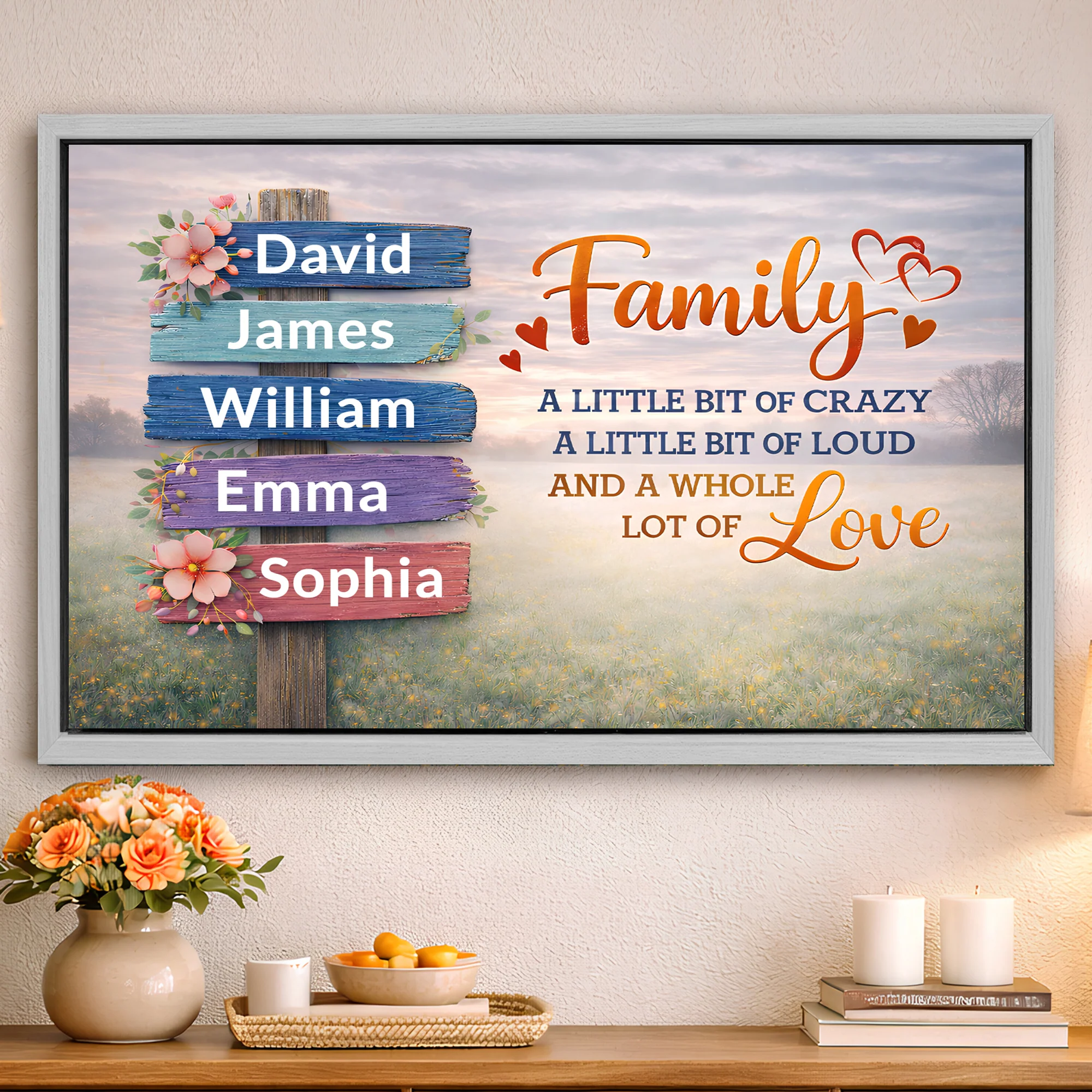Family Whole Lot Of Love Wall Sign II - Image 17