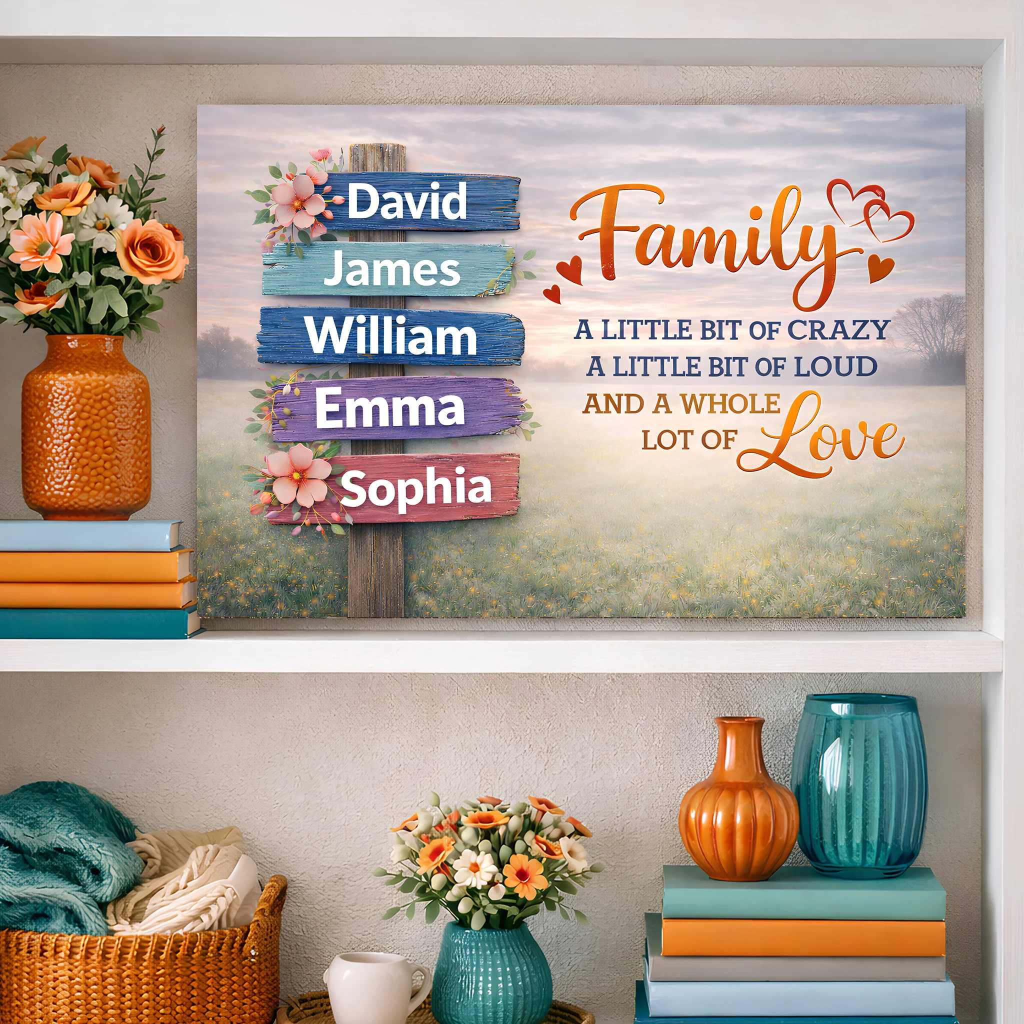 Family Whole Lot Of Love Wall Sign II - Image 4
