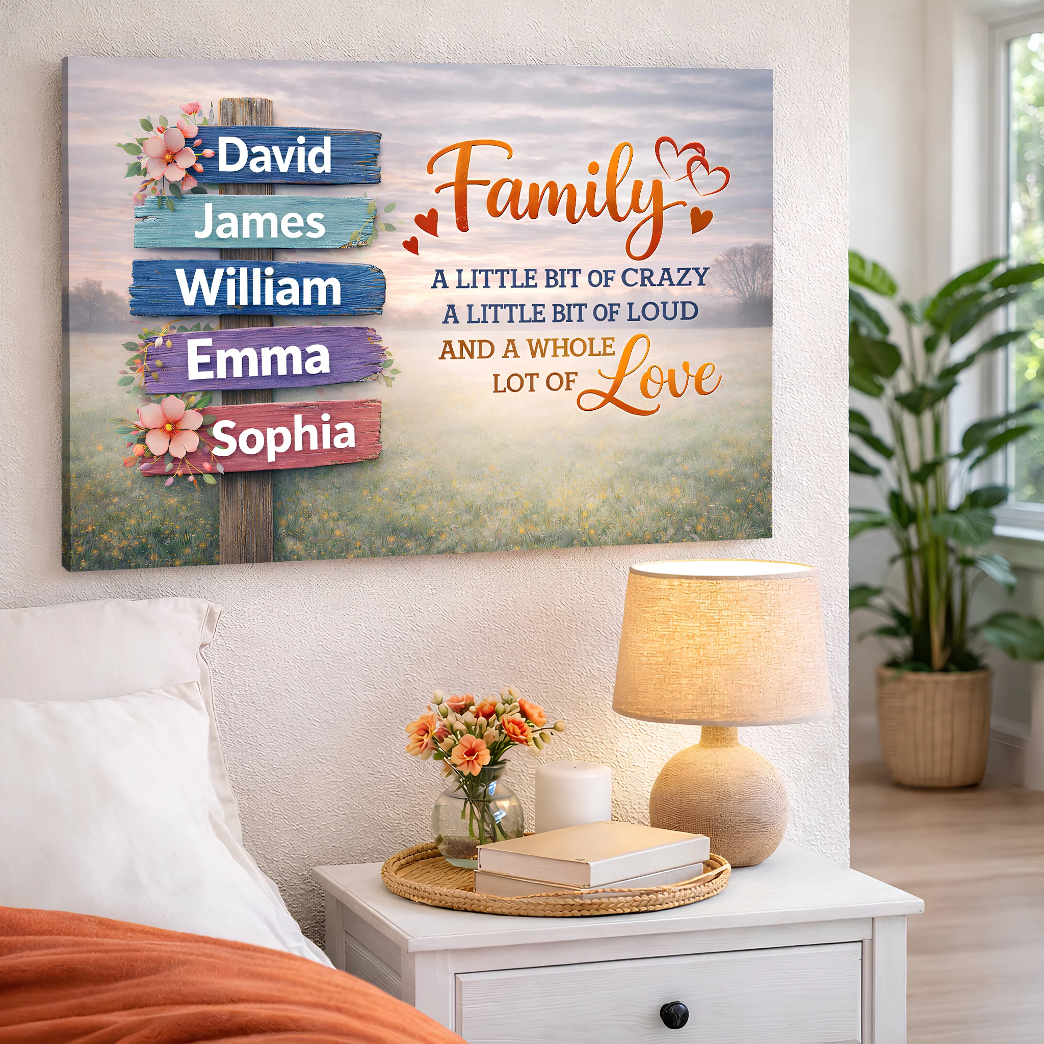 Family Whole Lot Of Love Wall Sign II - Image 5