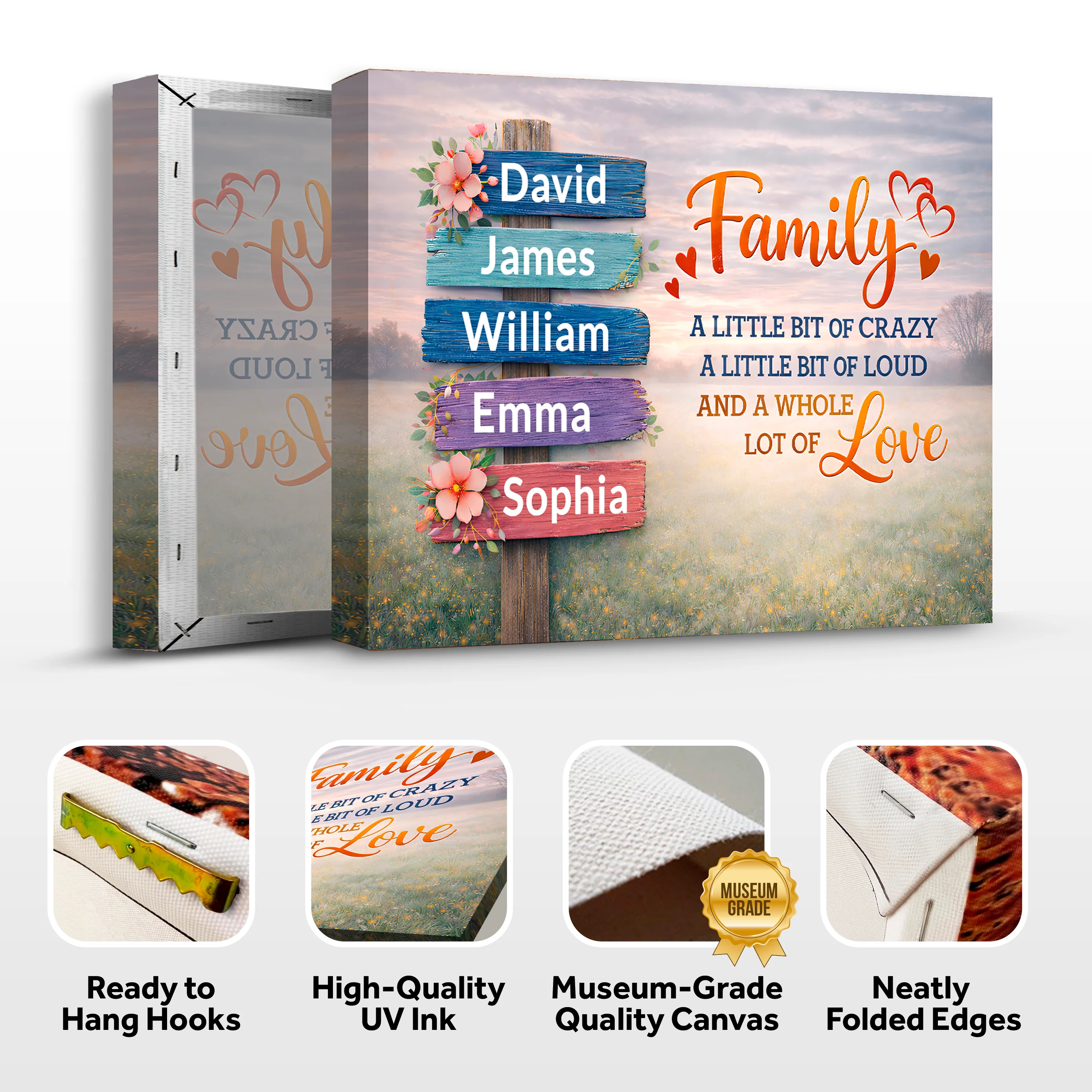 Family Whole Lot Of Love Wall Sign II - Image 8