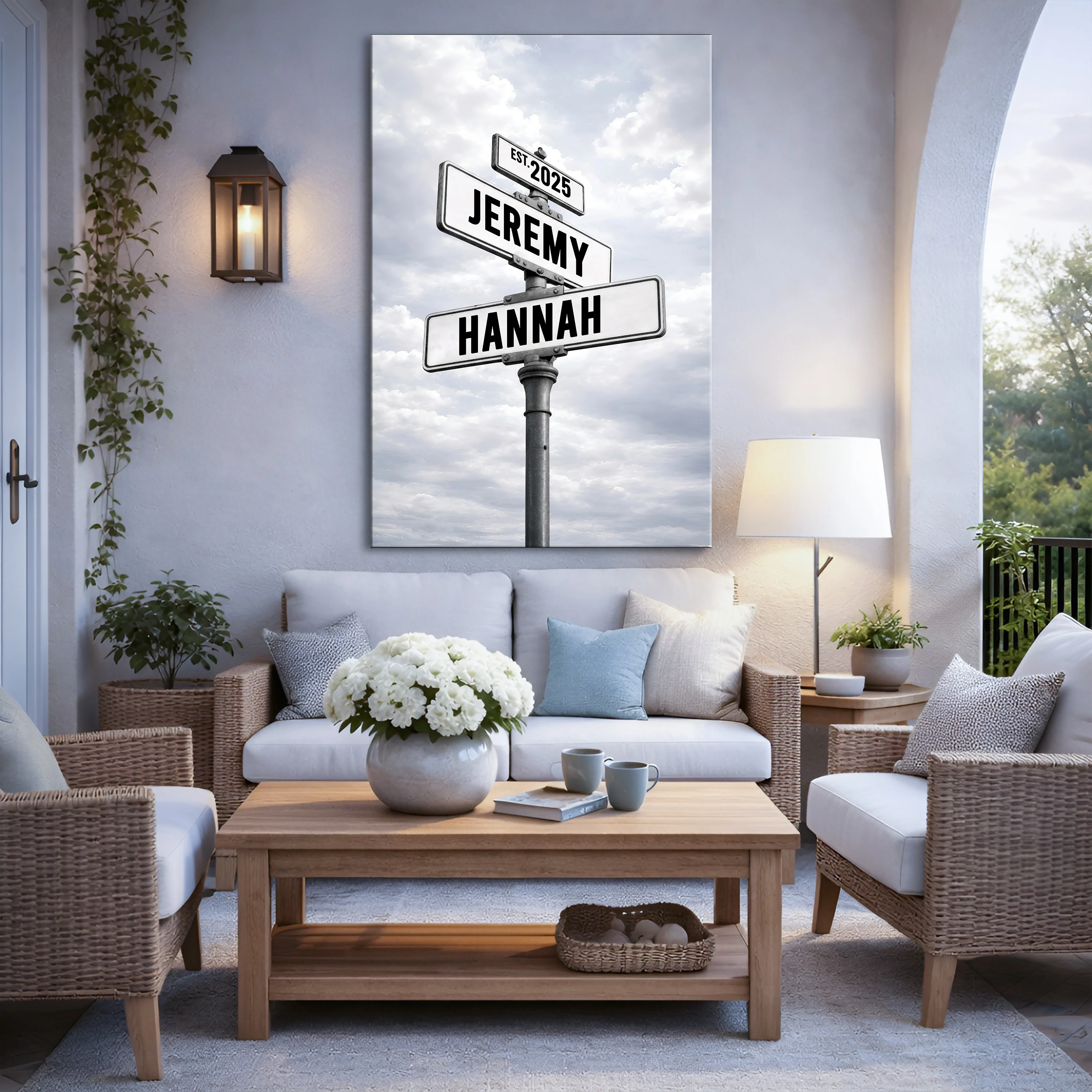Personalized Family Street Name Wall Sign - Image 5