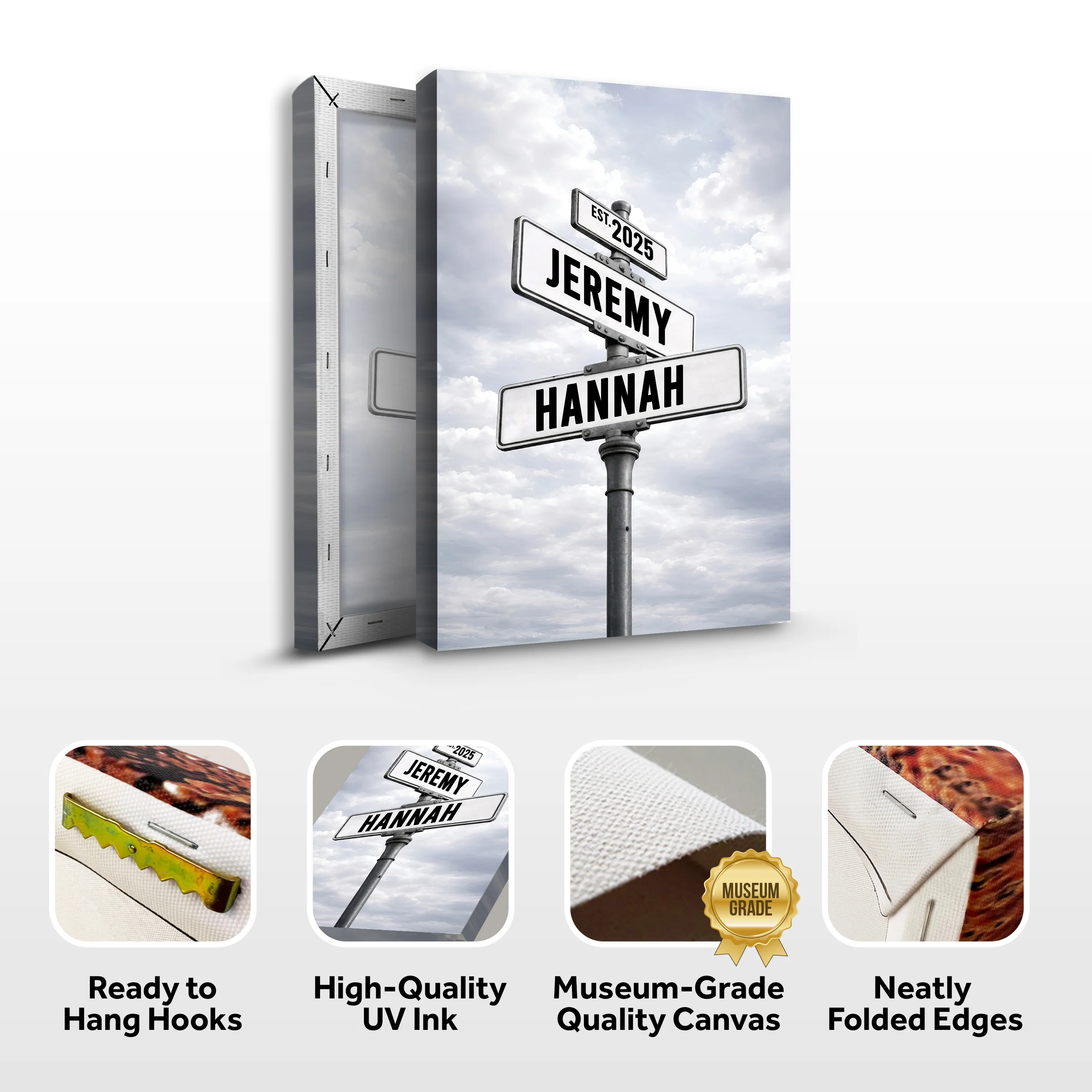 Personalized Family Street Name Wall Sign - Image 8