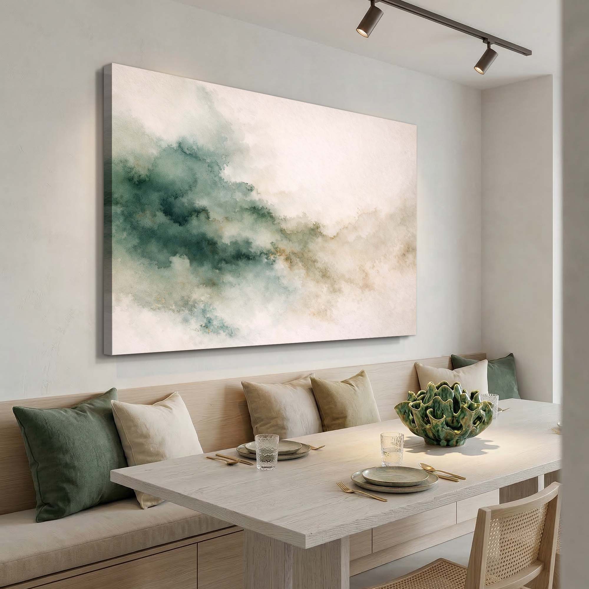 Abstract Watercolor Wash Wall Art - Image 5