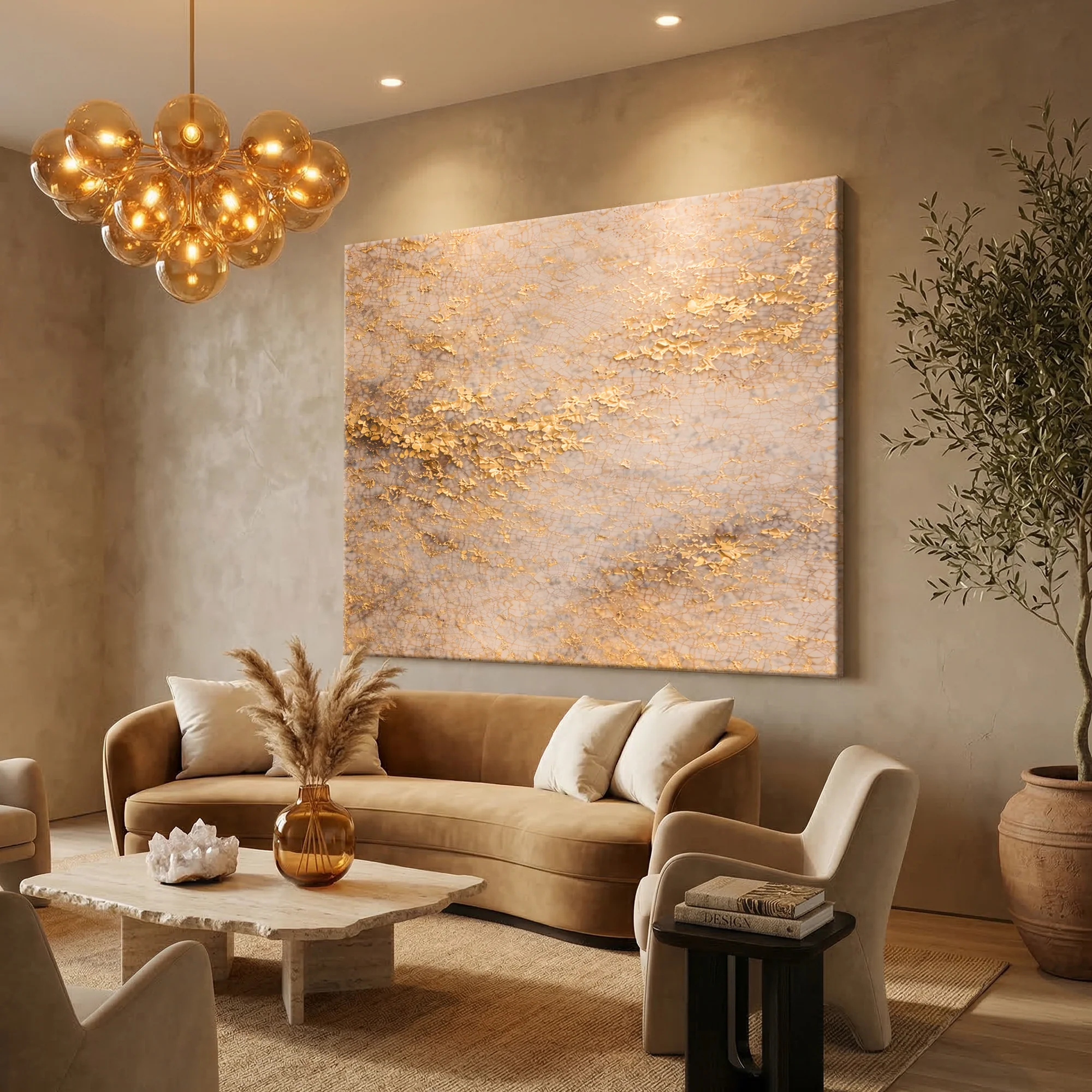 Golden Vibe Wall Art - Image 2