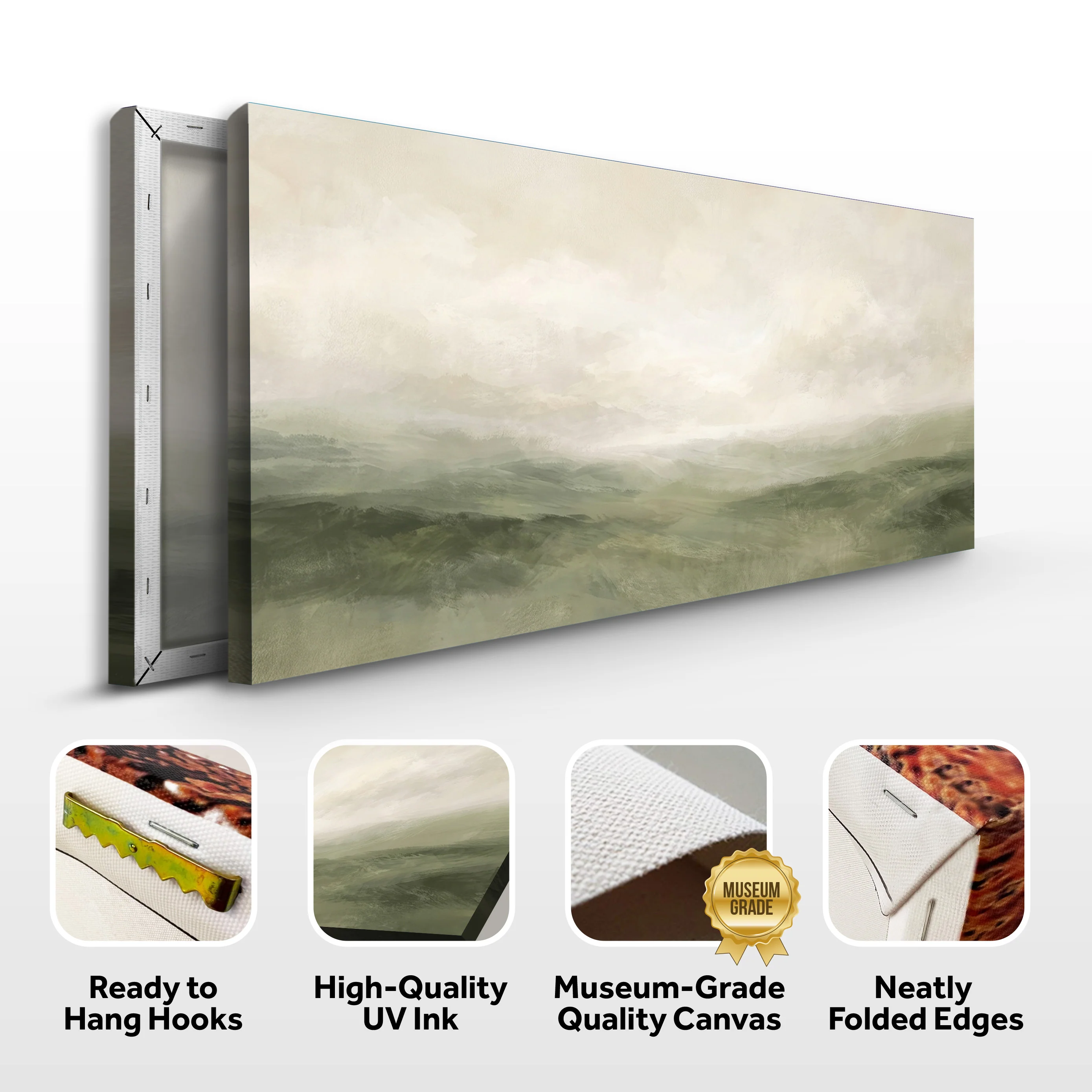 Muted Greens Wall Art - Image 8
