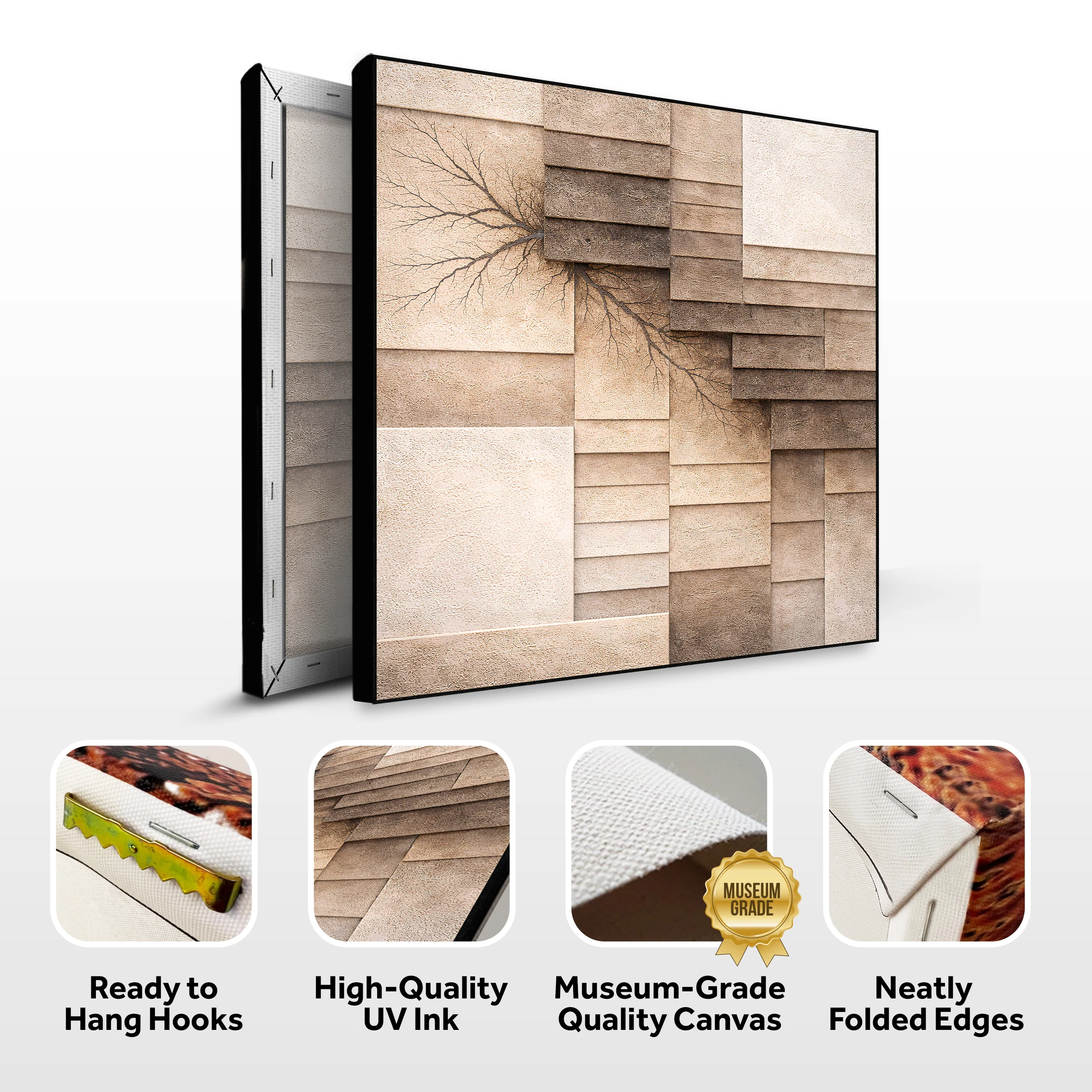 Fractured Earth Layers Wall Art - Image 8