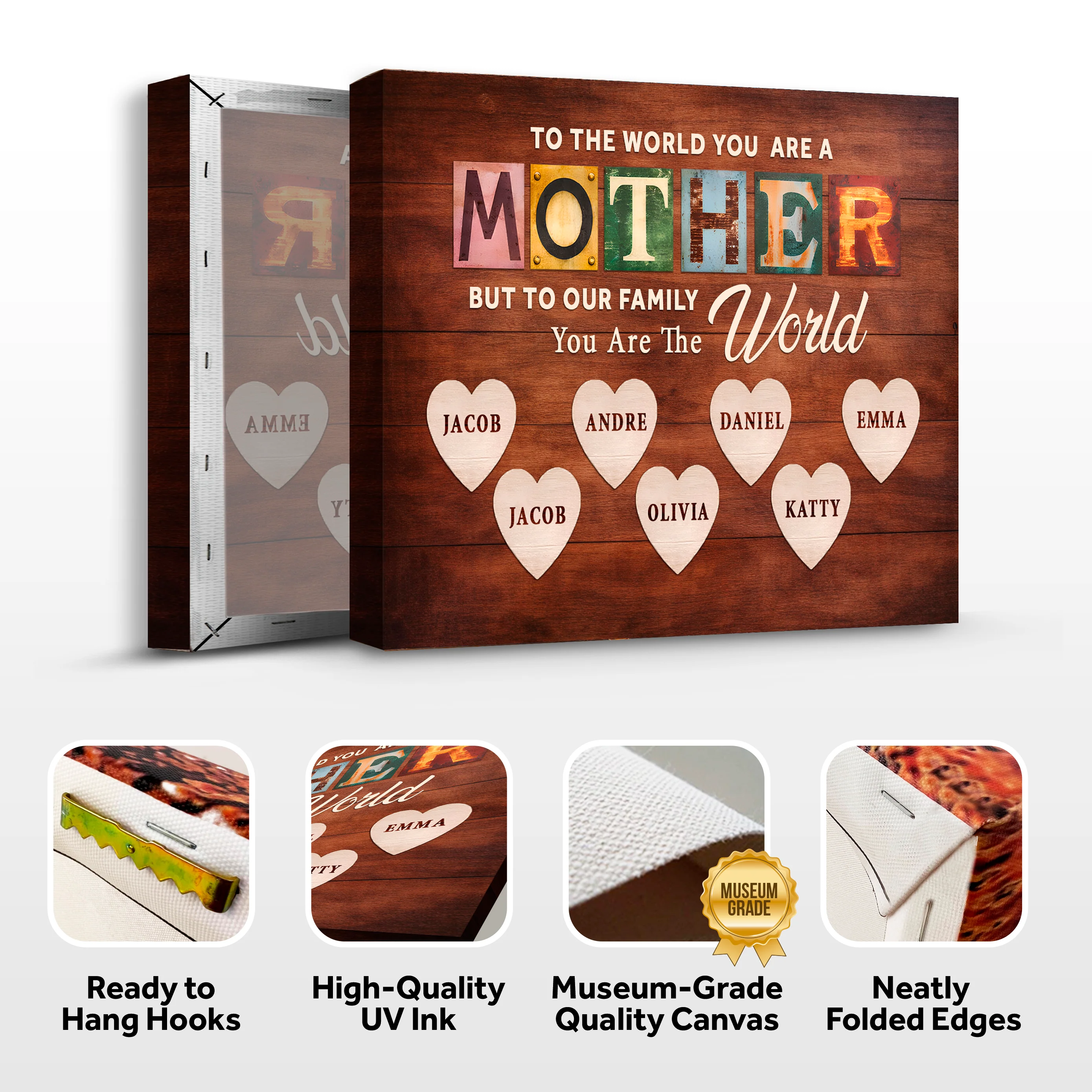 Mother You Are Our World Sign - Image 8
