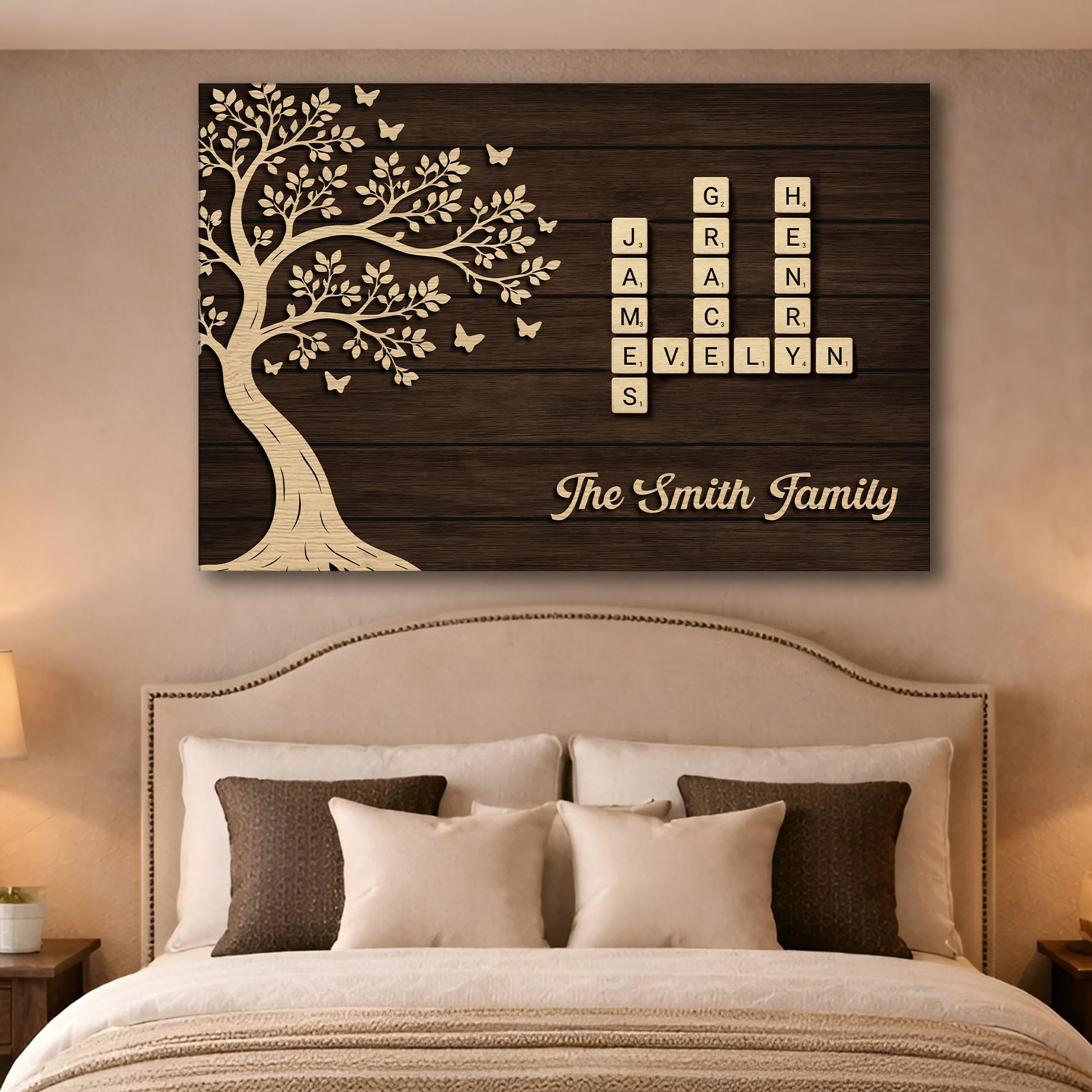Custom Family Crossword Wall Sign - Image 5