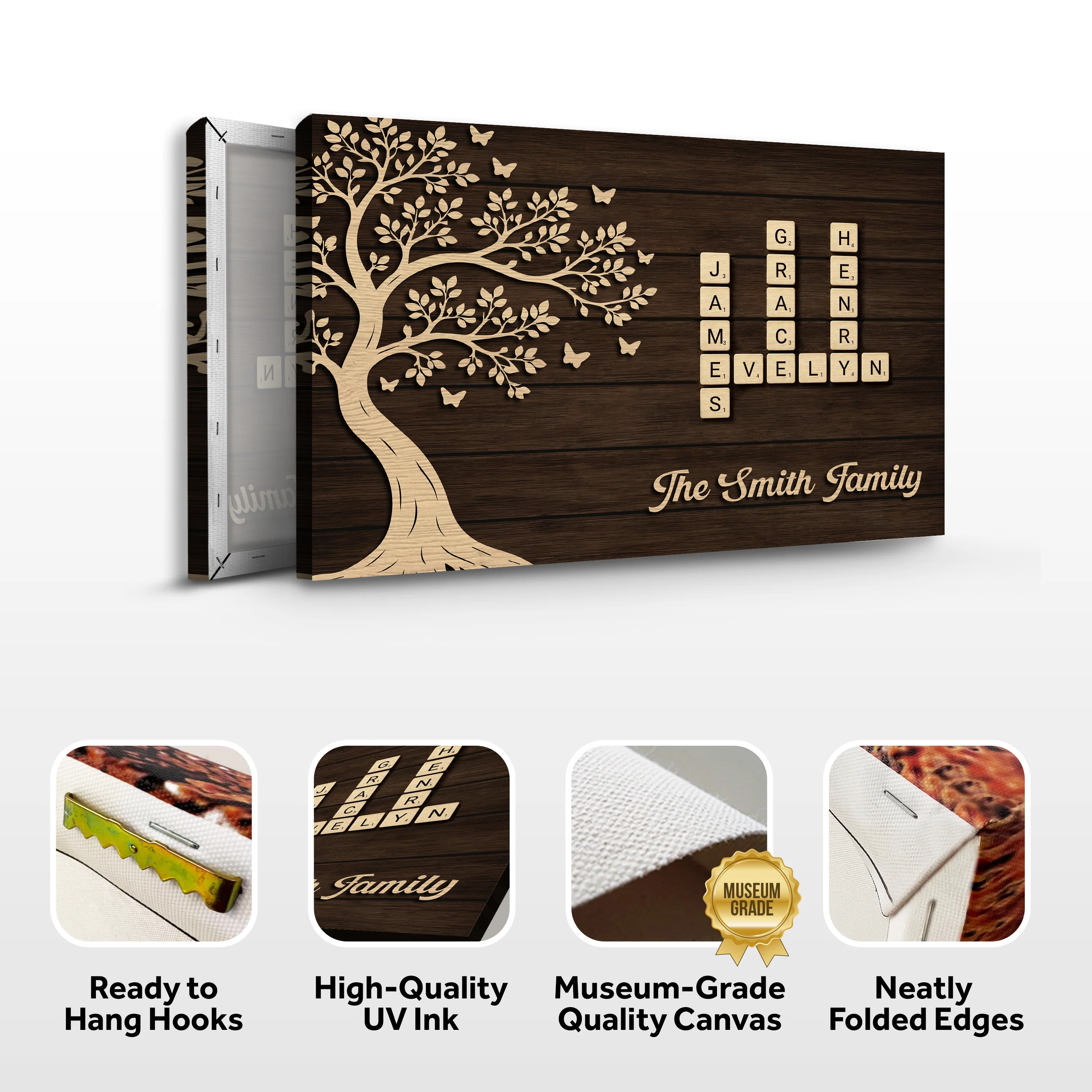 Custom Family Crossword Wall Sign - Image 8