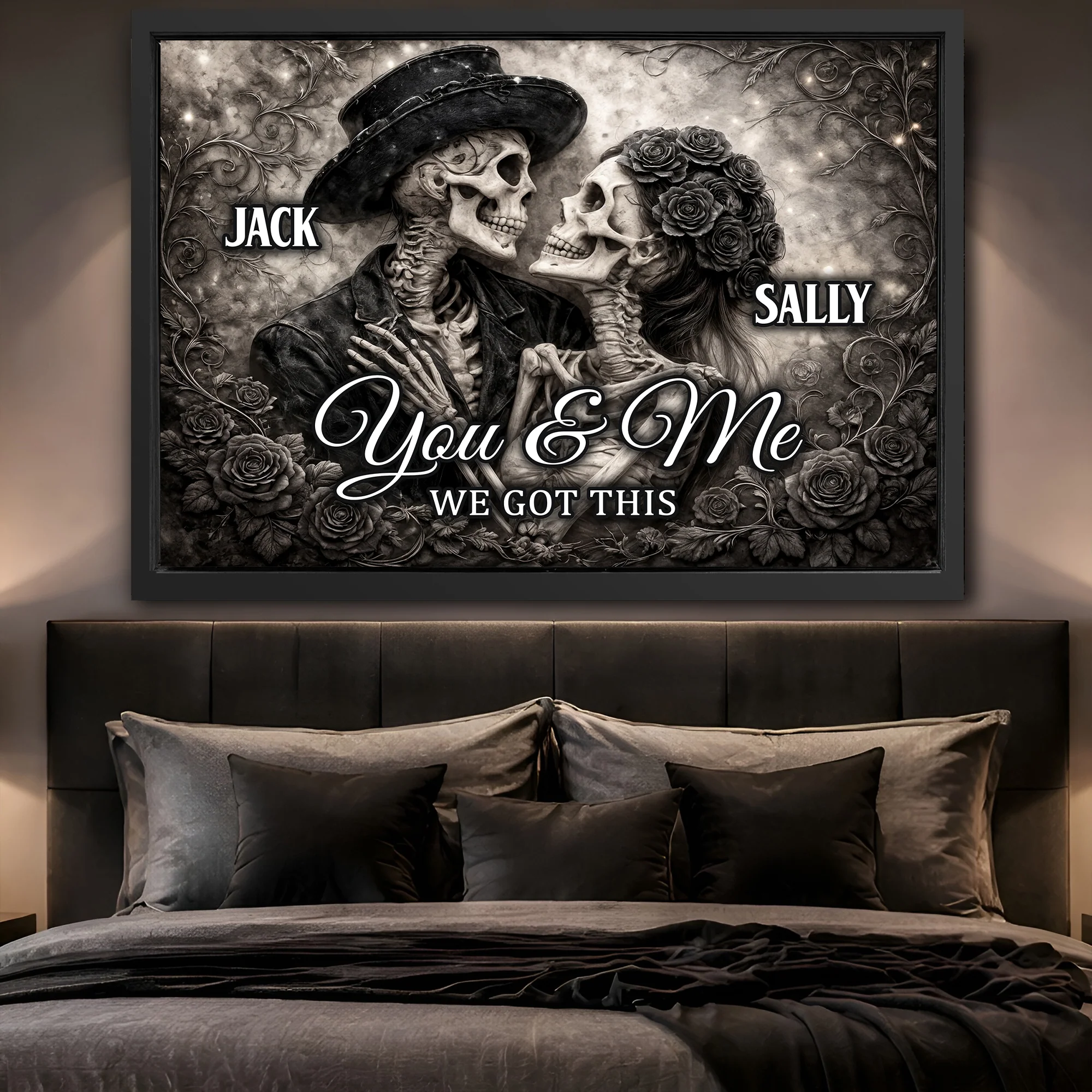 Skeleton Couple Wall Sign - Image 11