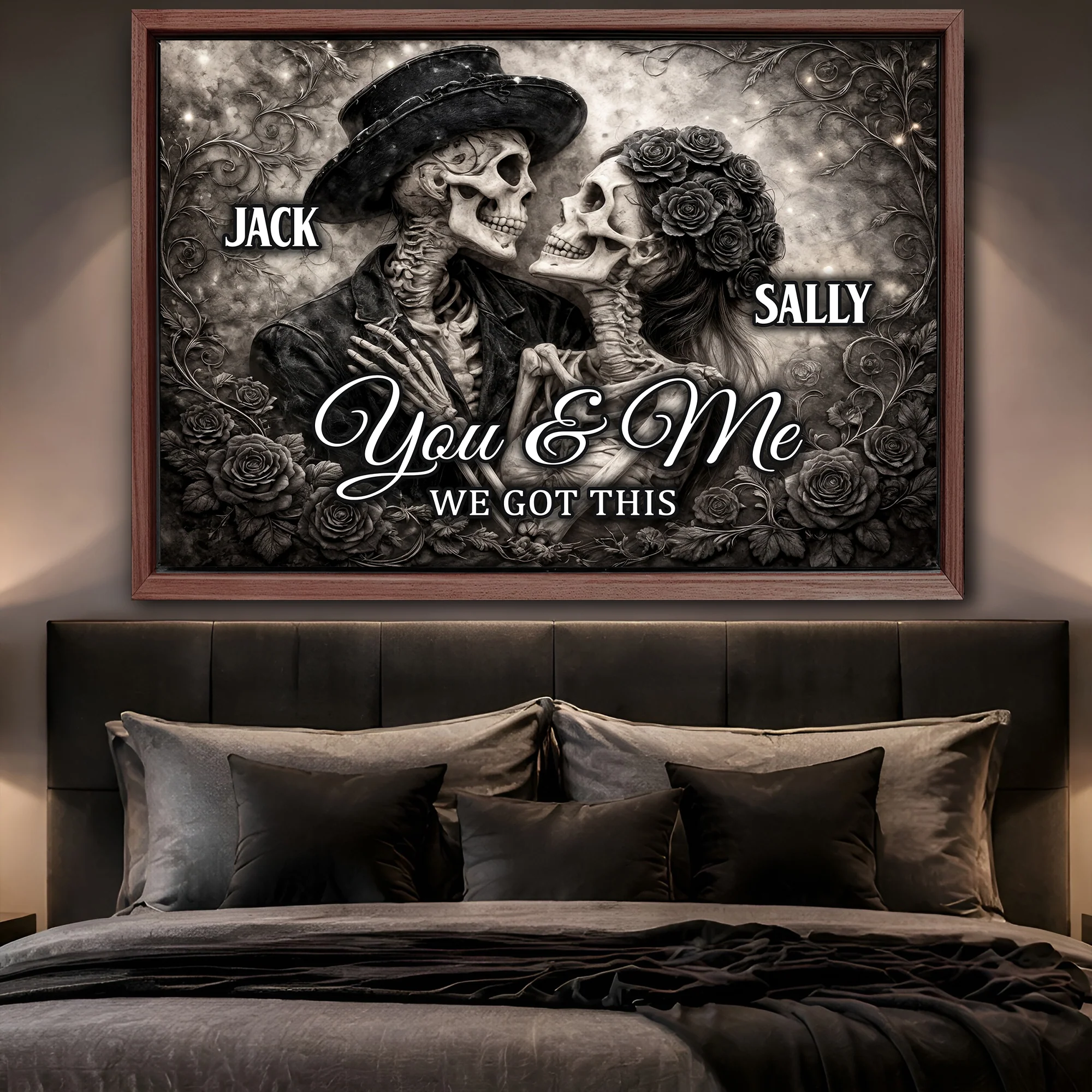 Skeleton Couple Wall Sign - Image 12