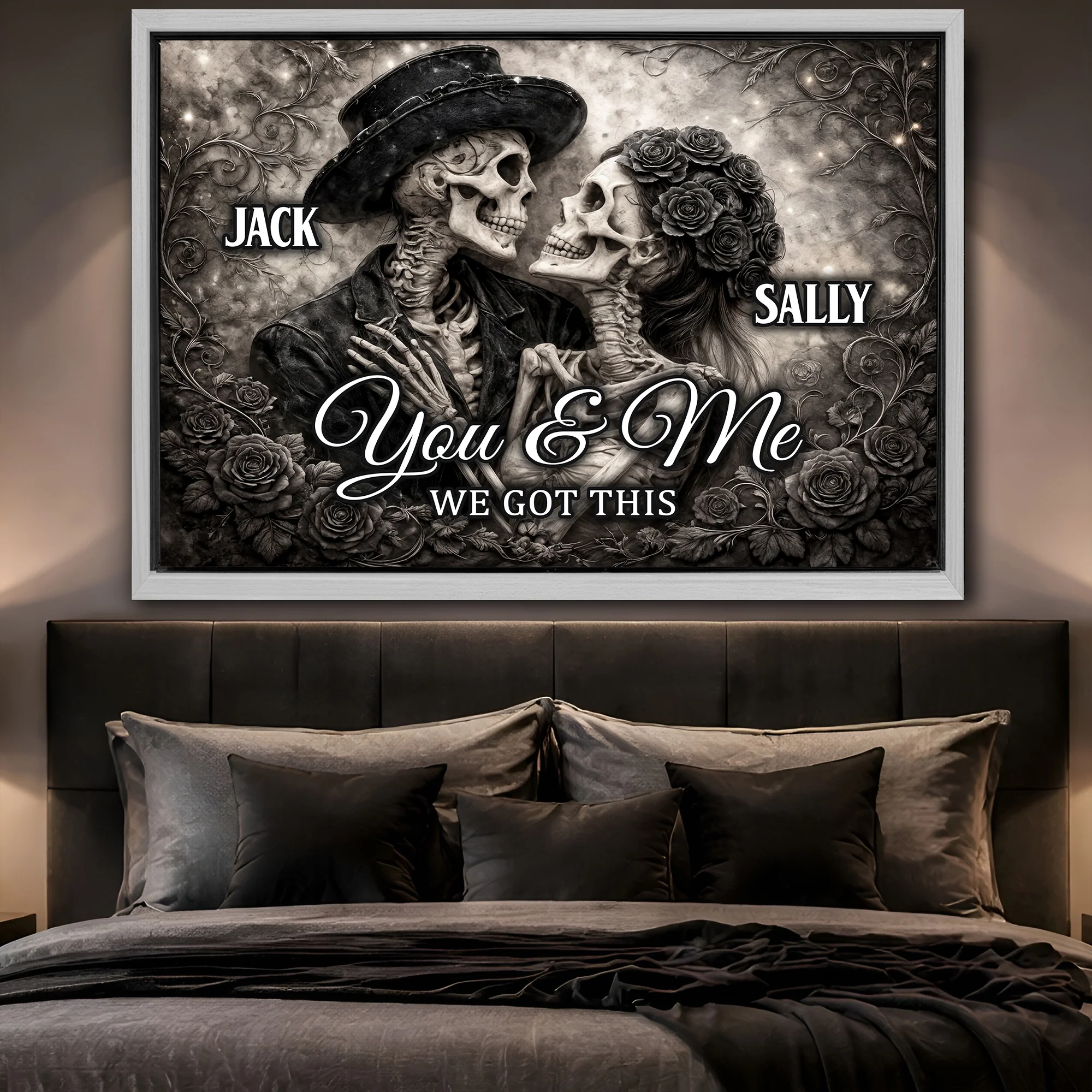 Skeleton Couple Wall Sign - Image 16