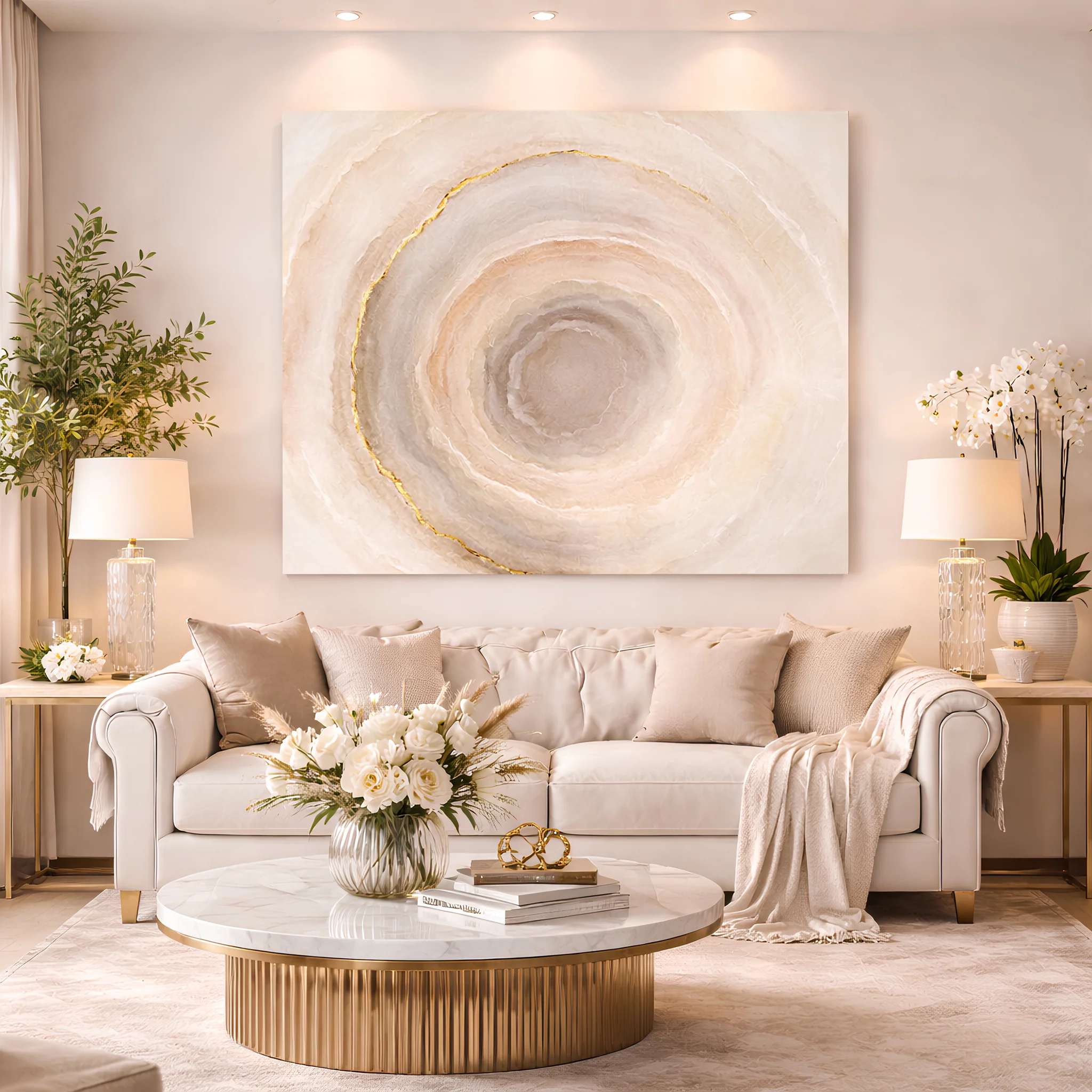 Golden Circle  Wall Art
