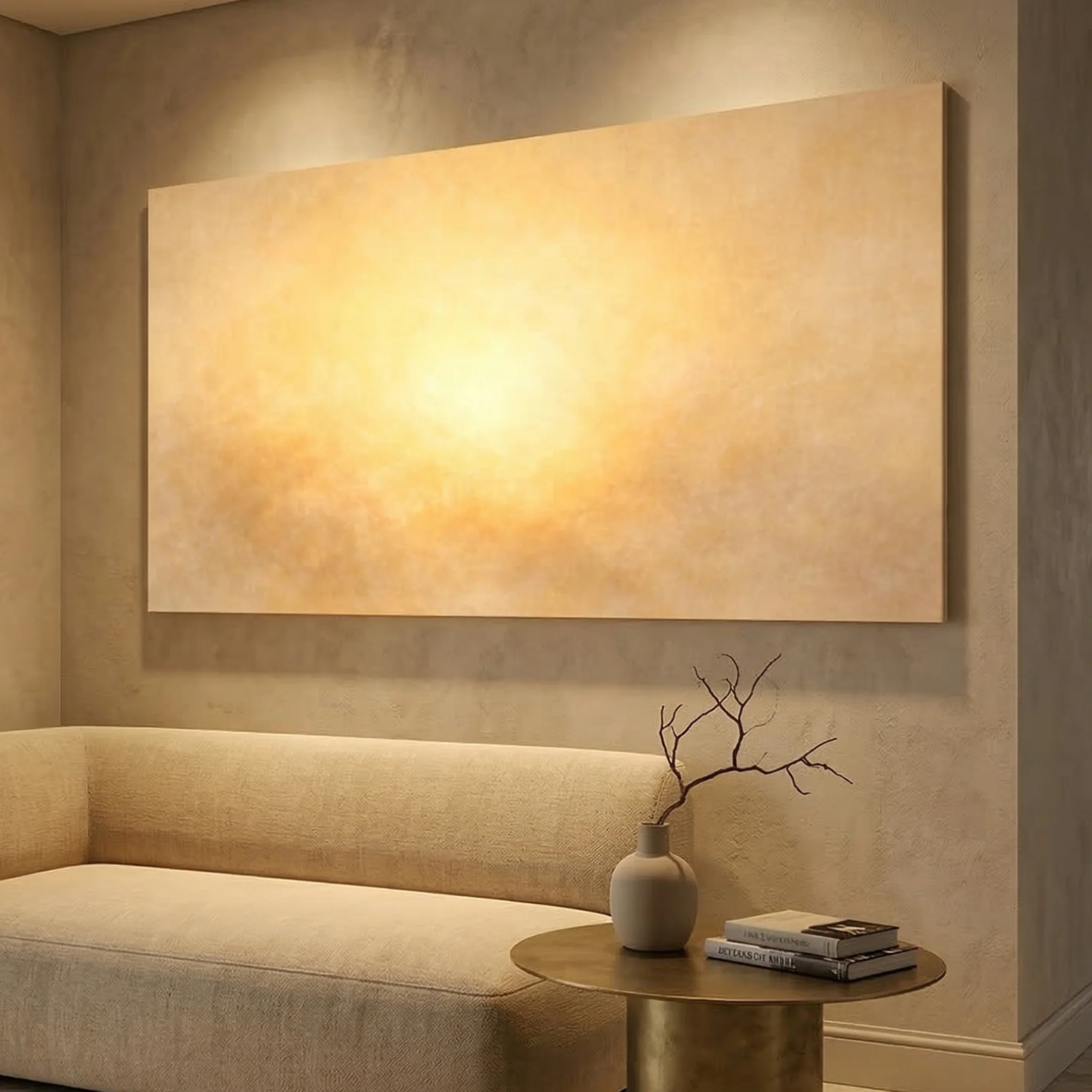 Golden Sunset Wall Art - Image 2