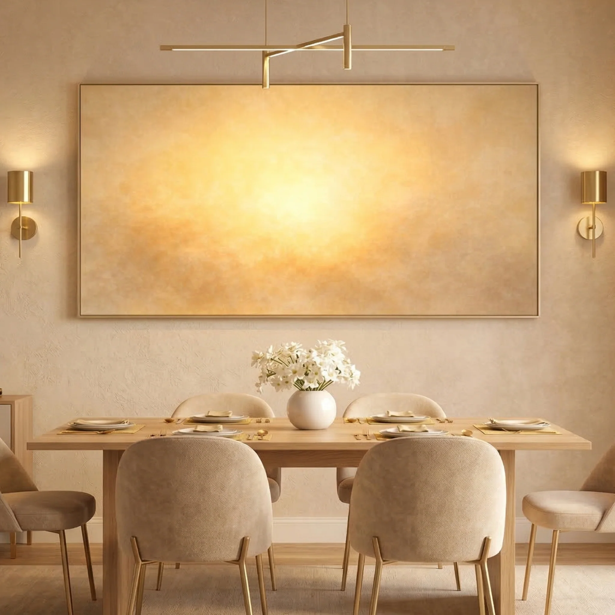 Golden Sunset Wall Art - Image 3