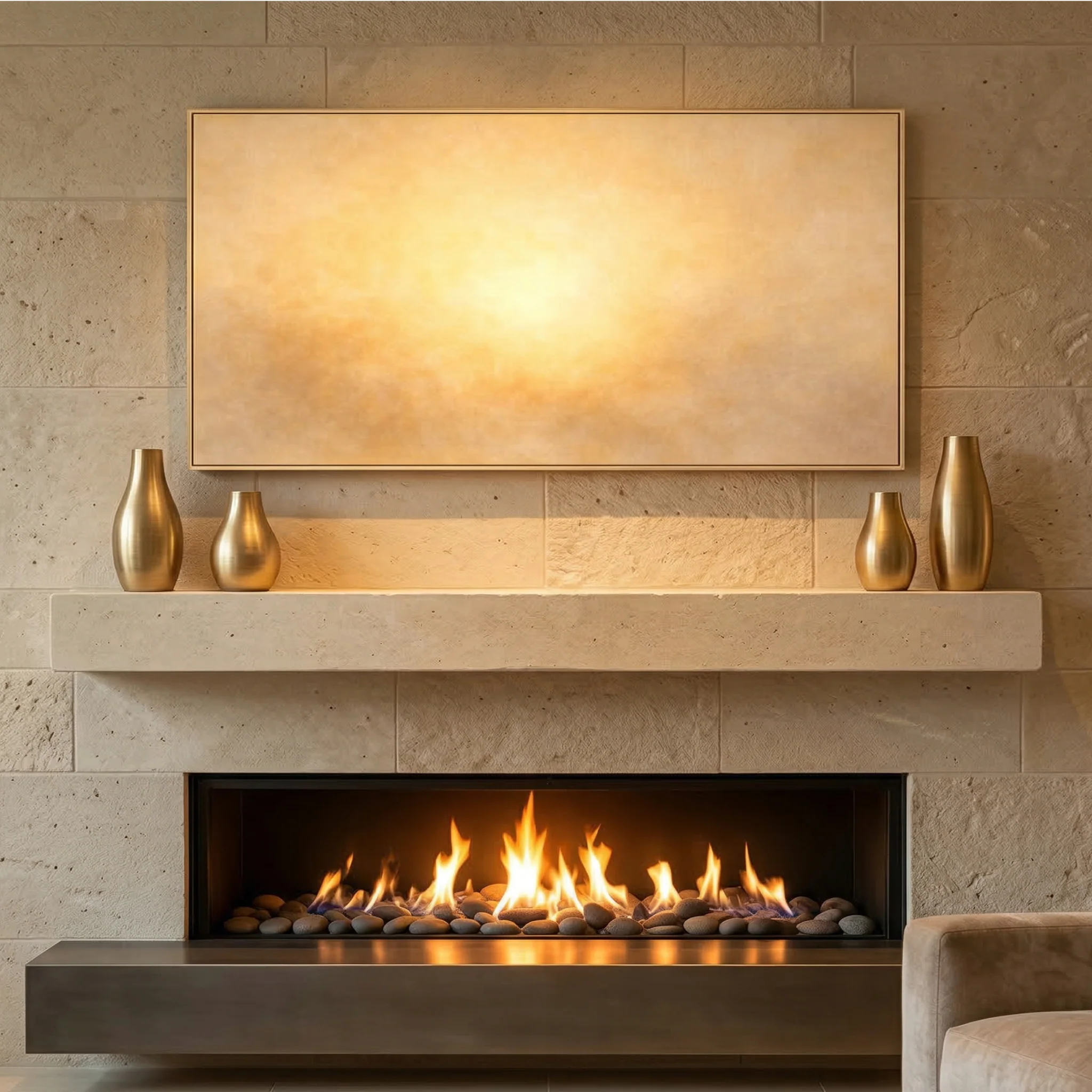 Golden Sunset Wall Art - Image 5