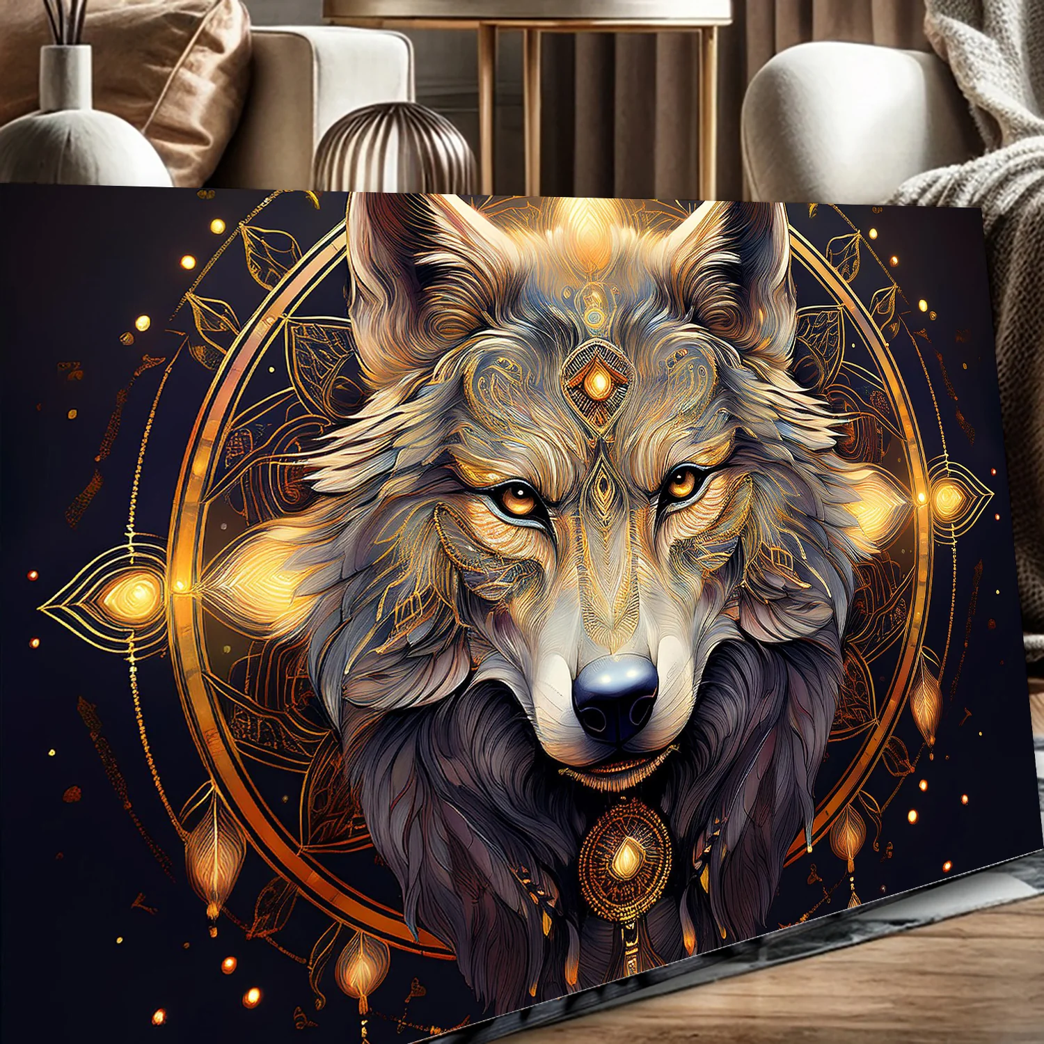 Wolf Head Wall Art - Image 4