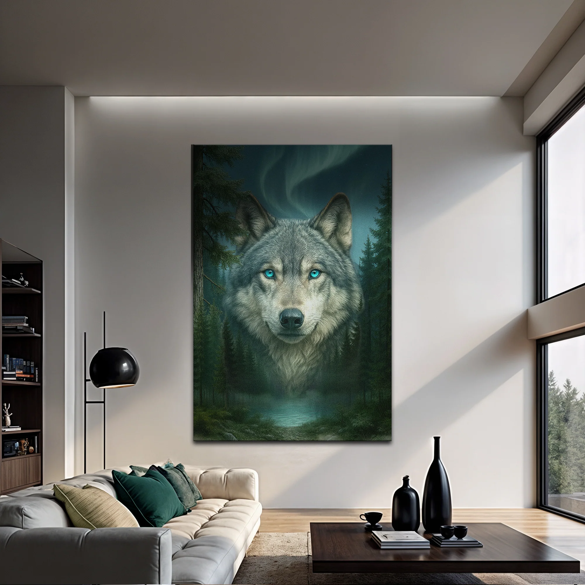 Wolf Northern Symphony Wall Art - Image 3