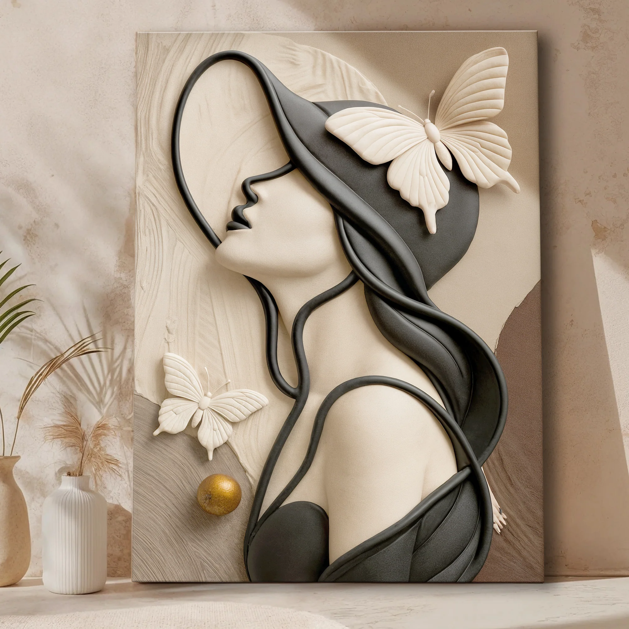 Woman's Delicate Lines Wall Art - Image 5