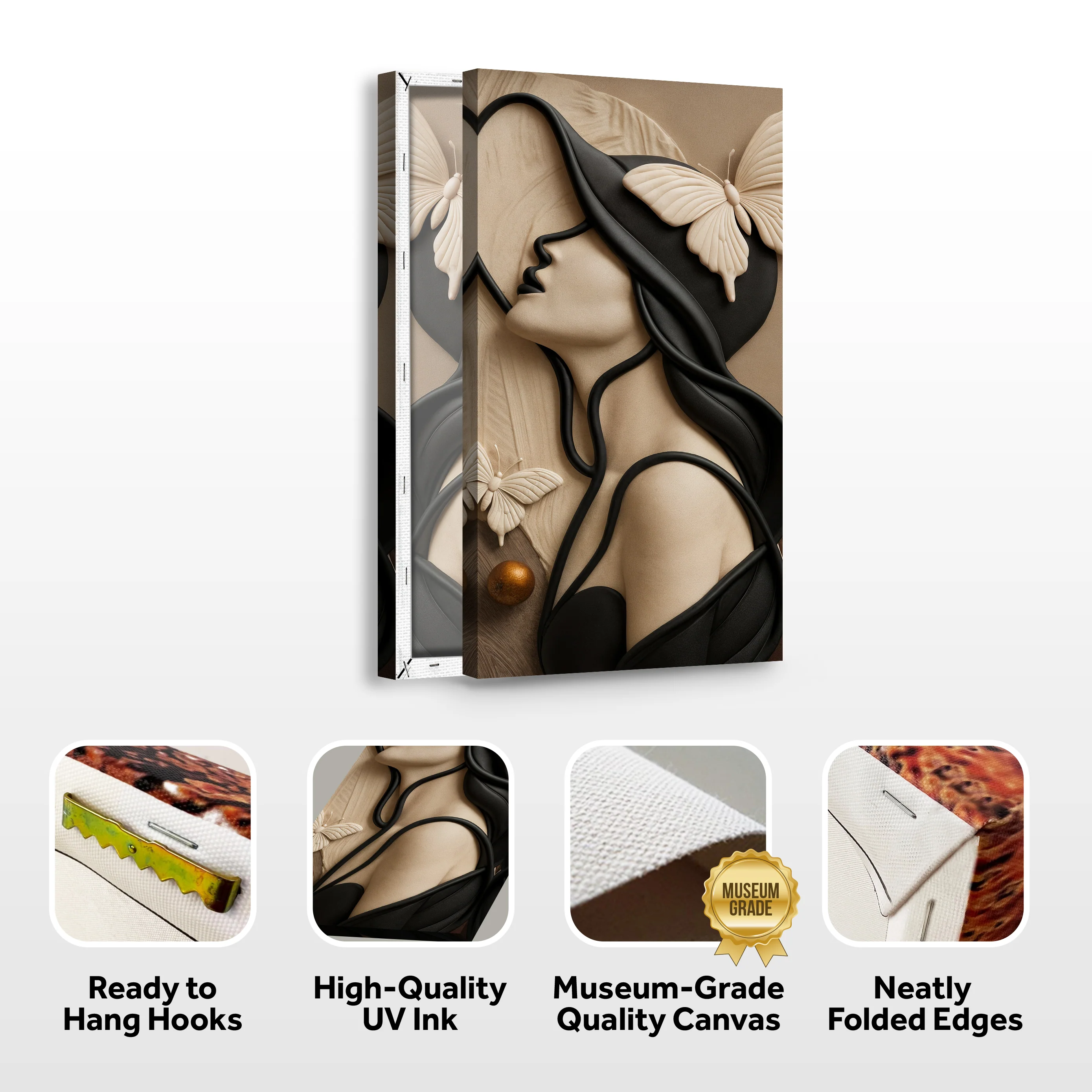 Woman's Delicate Lines Wall Art - Image 8