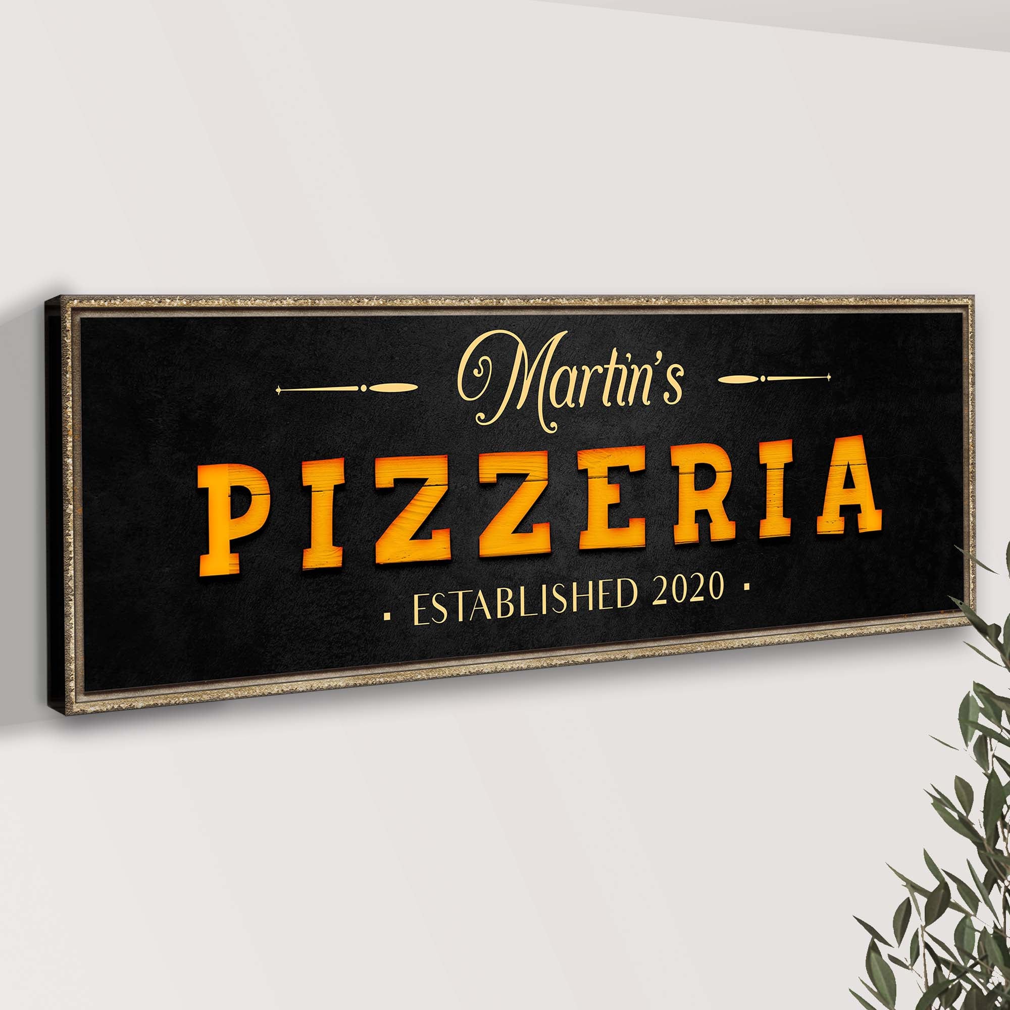 Wood Pizzeria Sign - Image 3