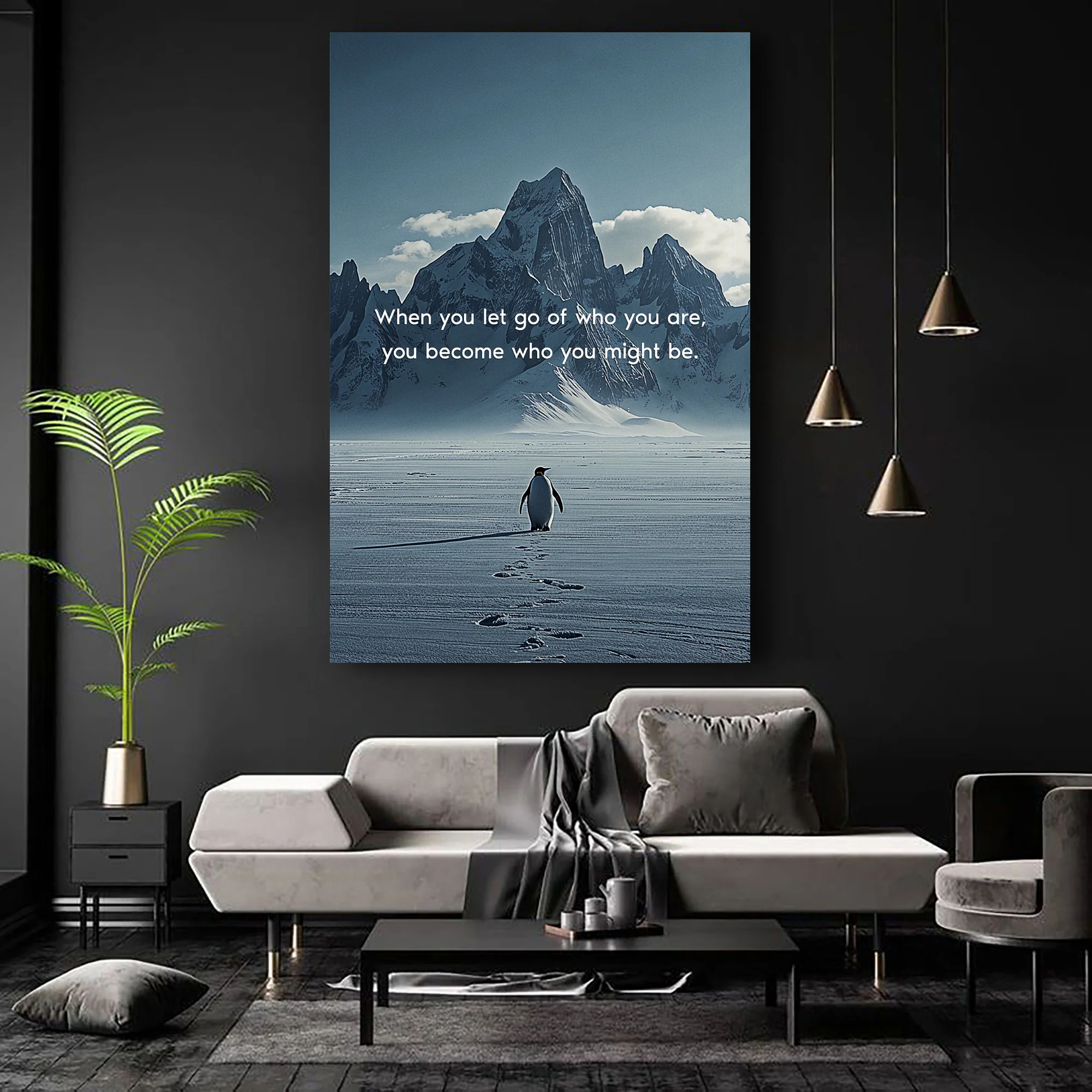 You Become Who You Might Be Wall Sign II - Image 3