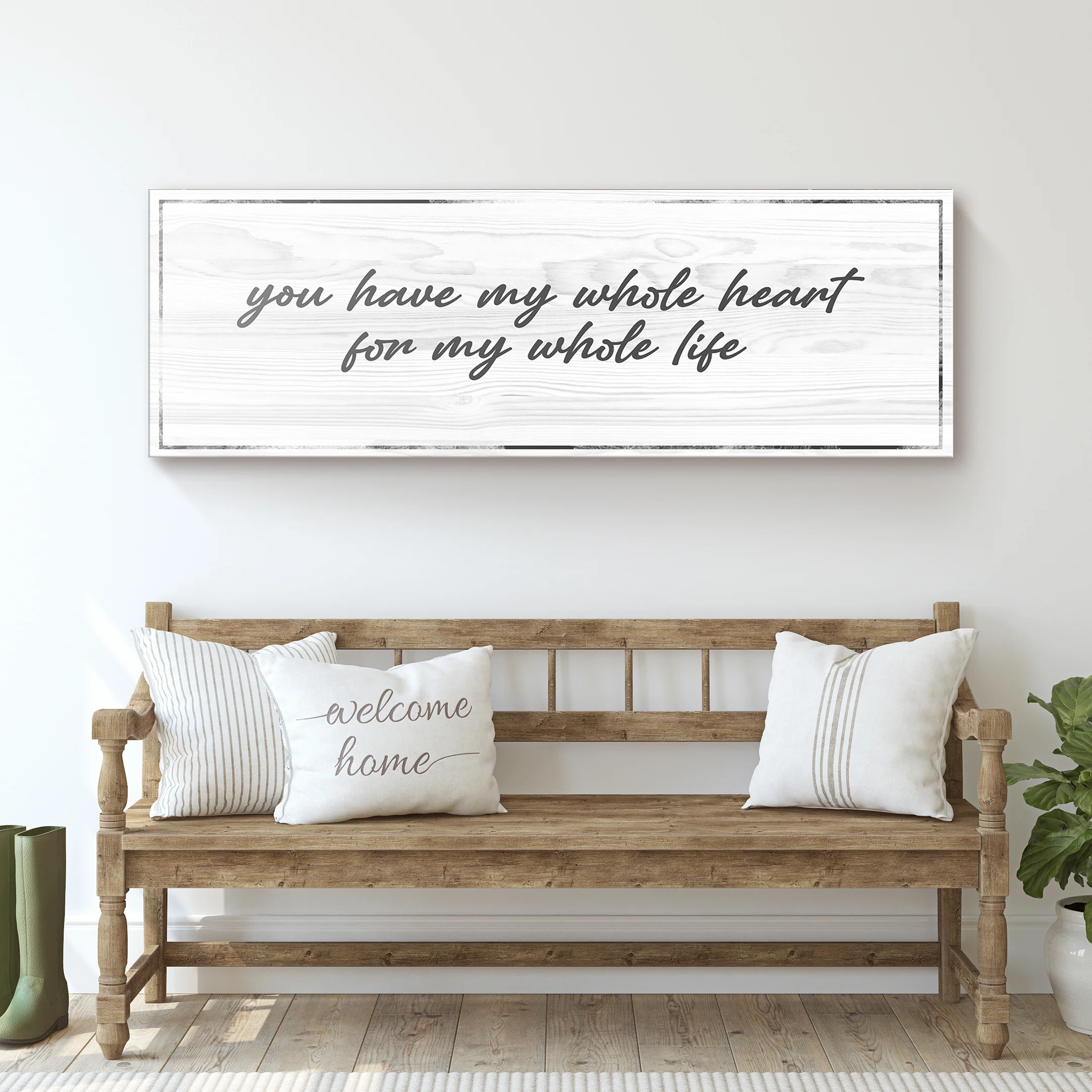 You Have My Whole Heart For My Whole Life Sign II - Image 2