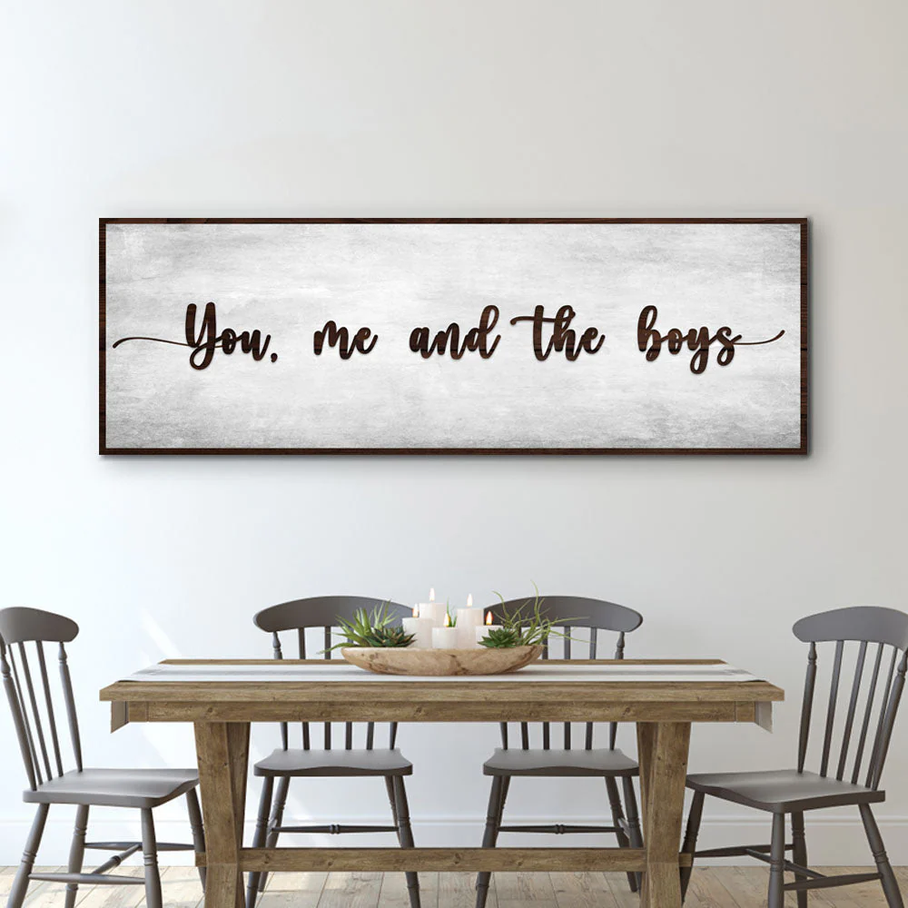 You, Me, And The Boys Sign V