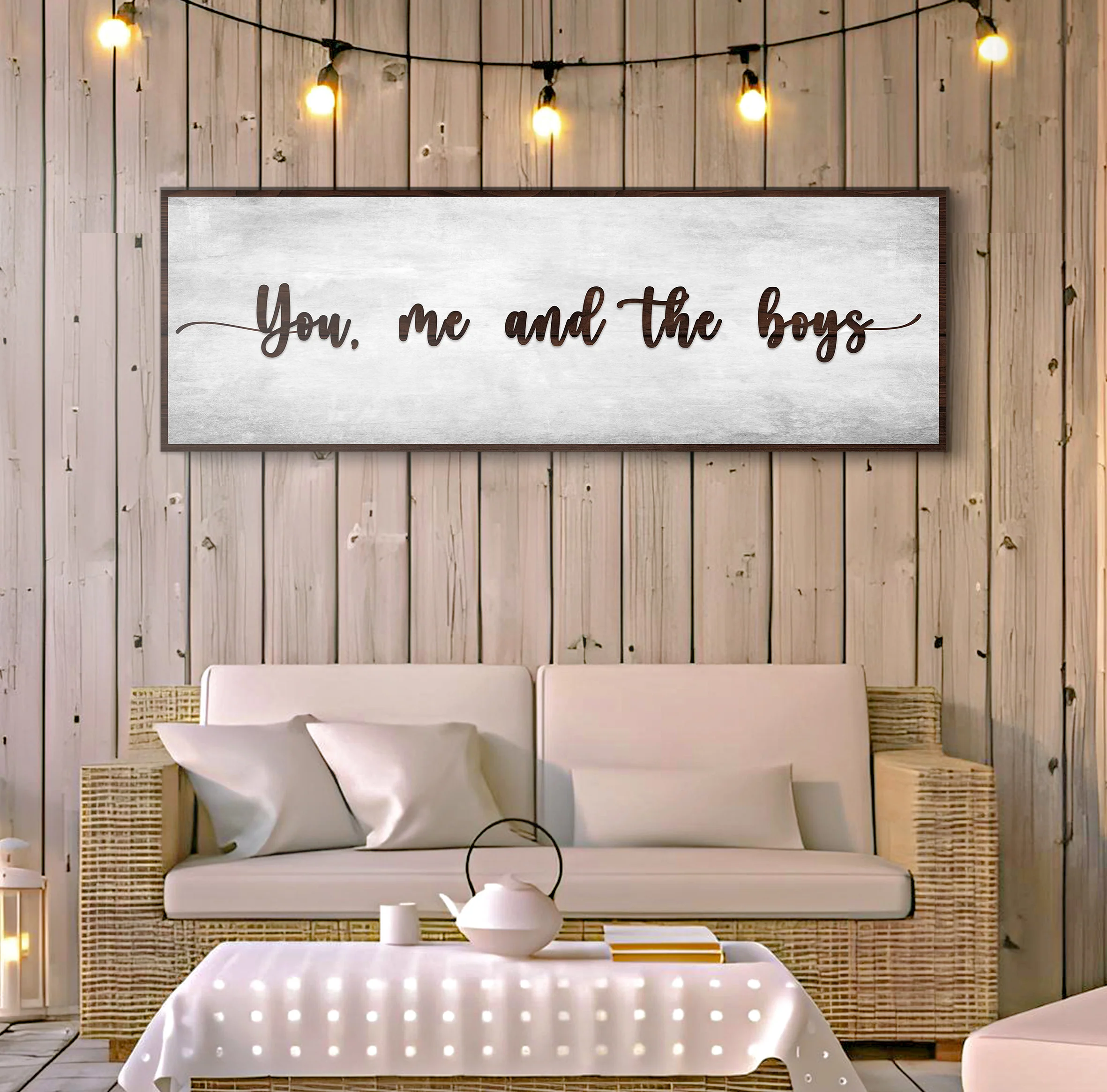 You, Me, And The Boys Sign V - Image 2