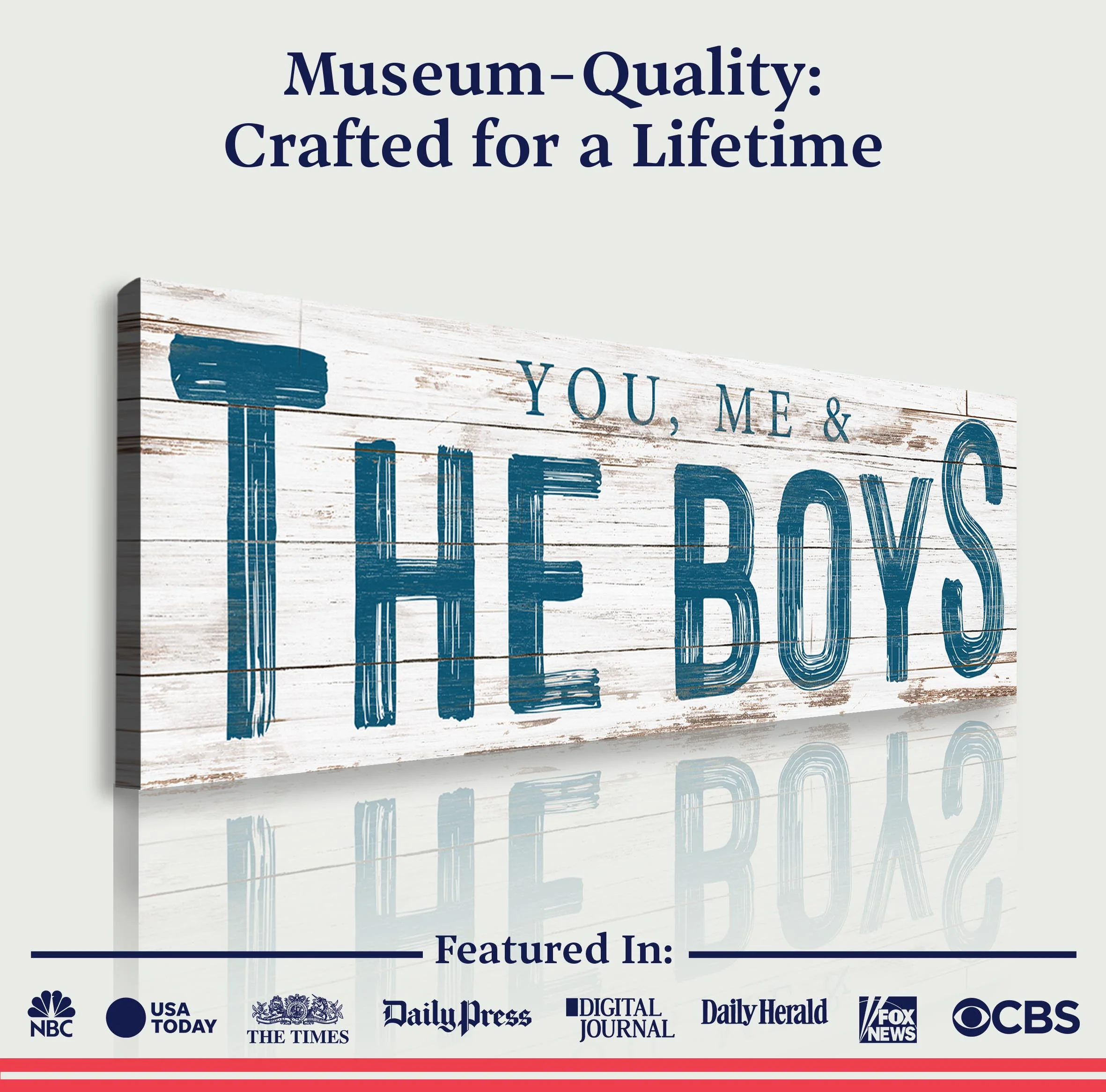 You, Me And The Boys Sign VIII - Image 4